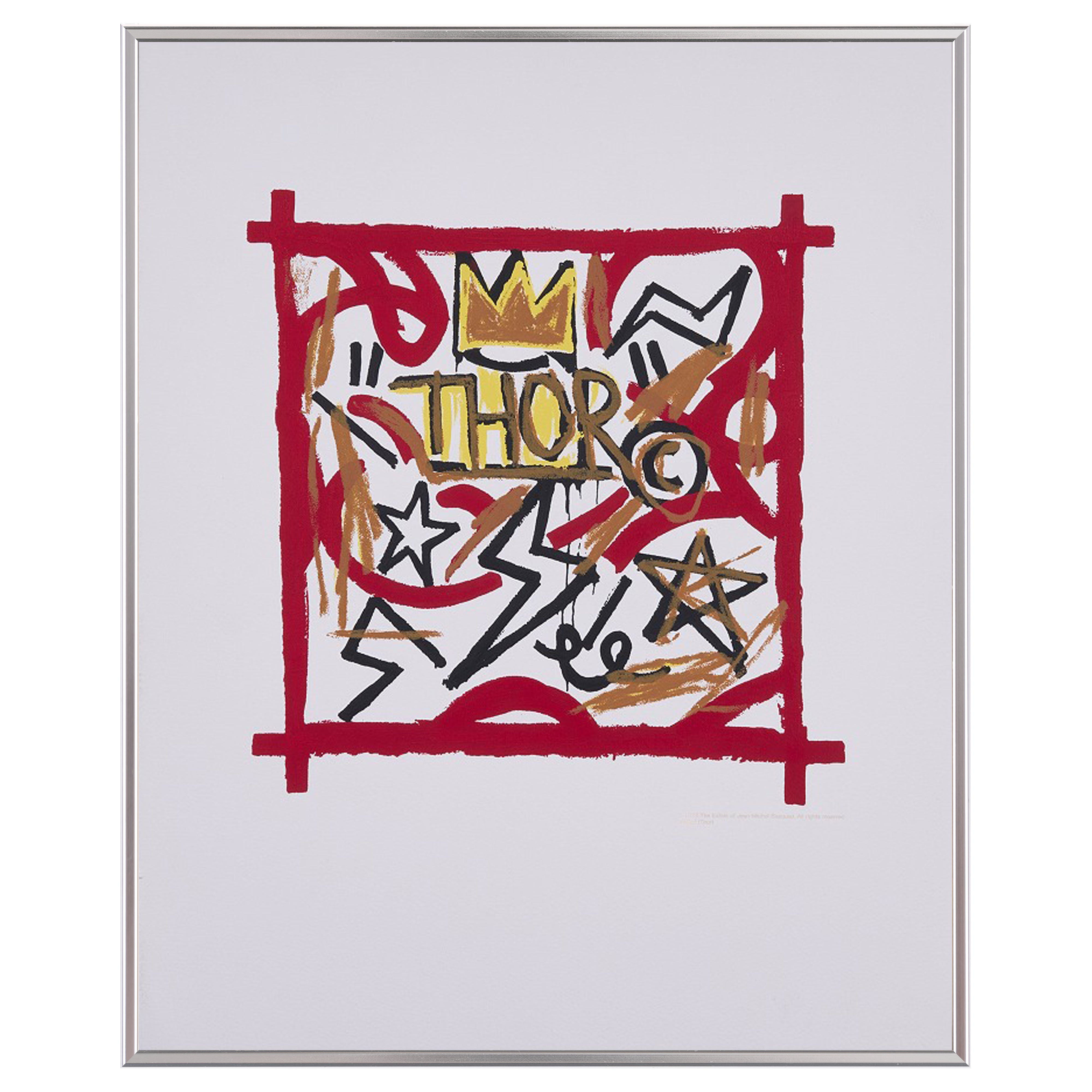 【限定10枚】Untitled (THOR) - printed in 1992 / ジャン=ミシェル・バスキア