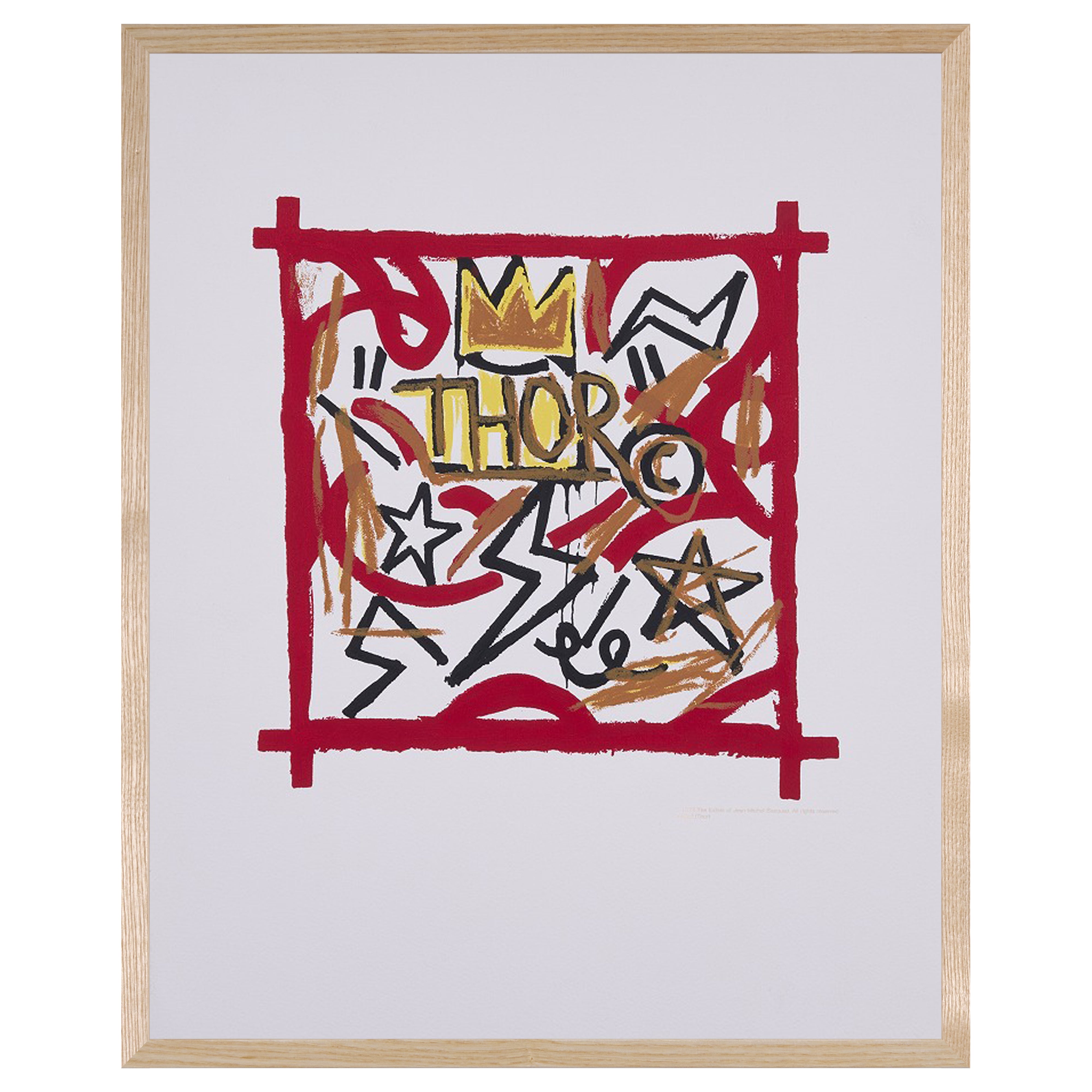 【限定10枚】Untitled (THOR) - printed in 1992 / ジャン=ミシェル・バスキア