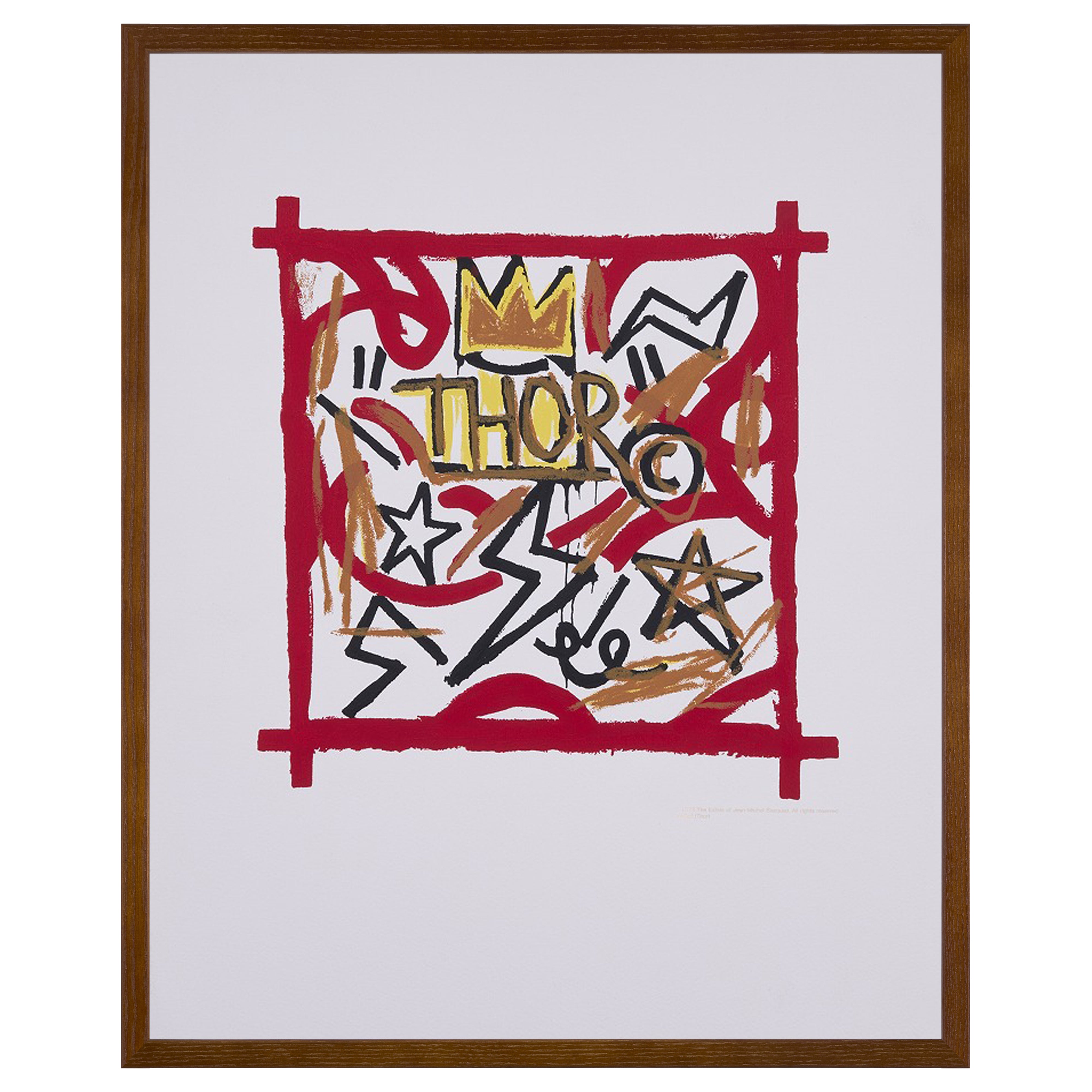 【限定10枚】Untitled (THOR) - printed in 1992 / ジャン=ミシェル・バスキア