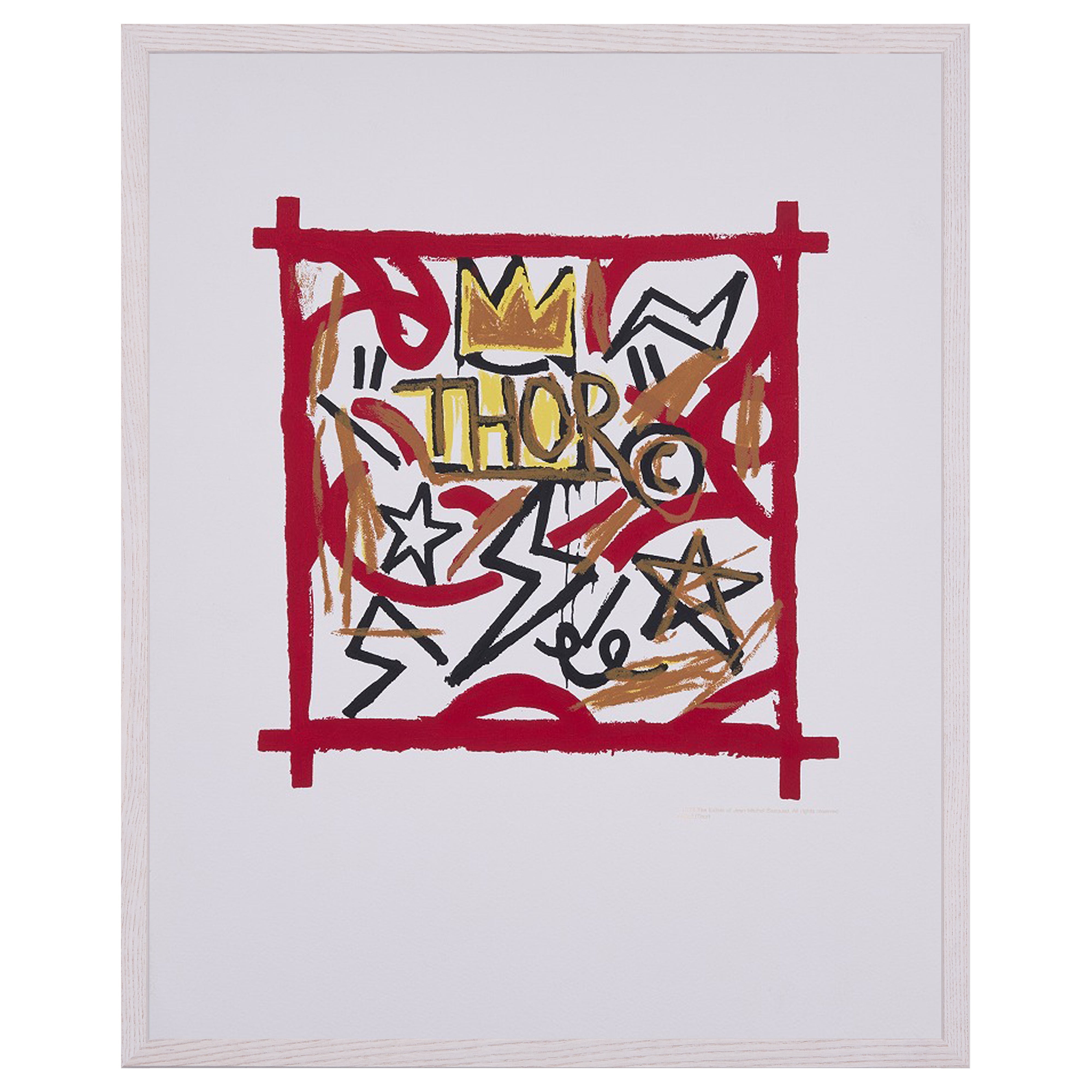 【限定10枚】Untitled (THOR) - printed in 1992 / ジャン=ミシェル・バスキア