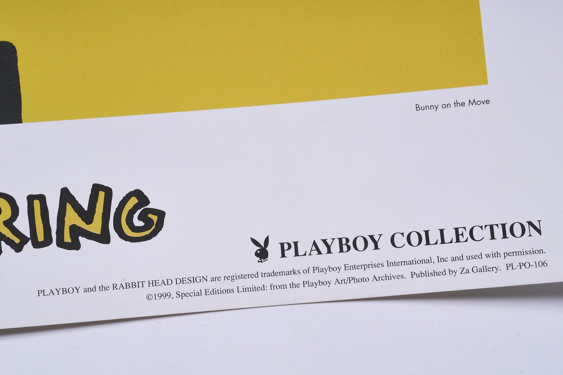 【限定10枚】Bunny on the Move 1986 - Za Gellery 1999 / キース・へリング