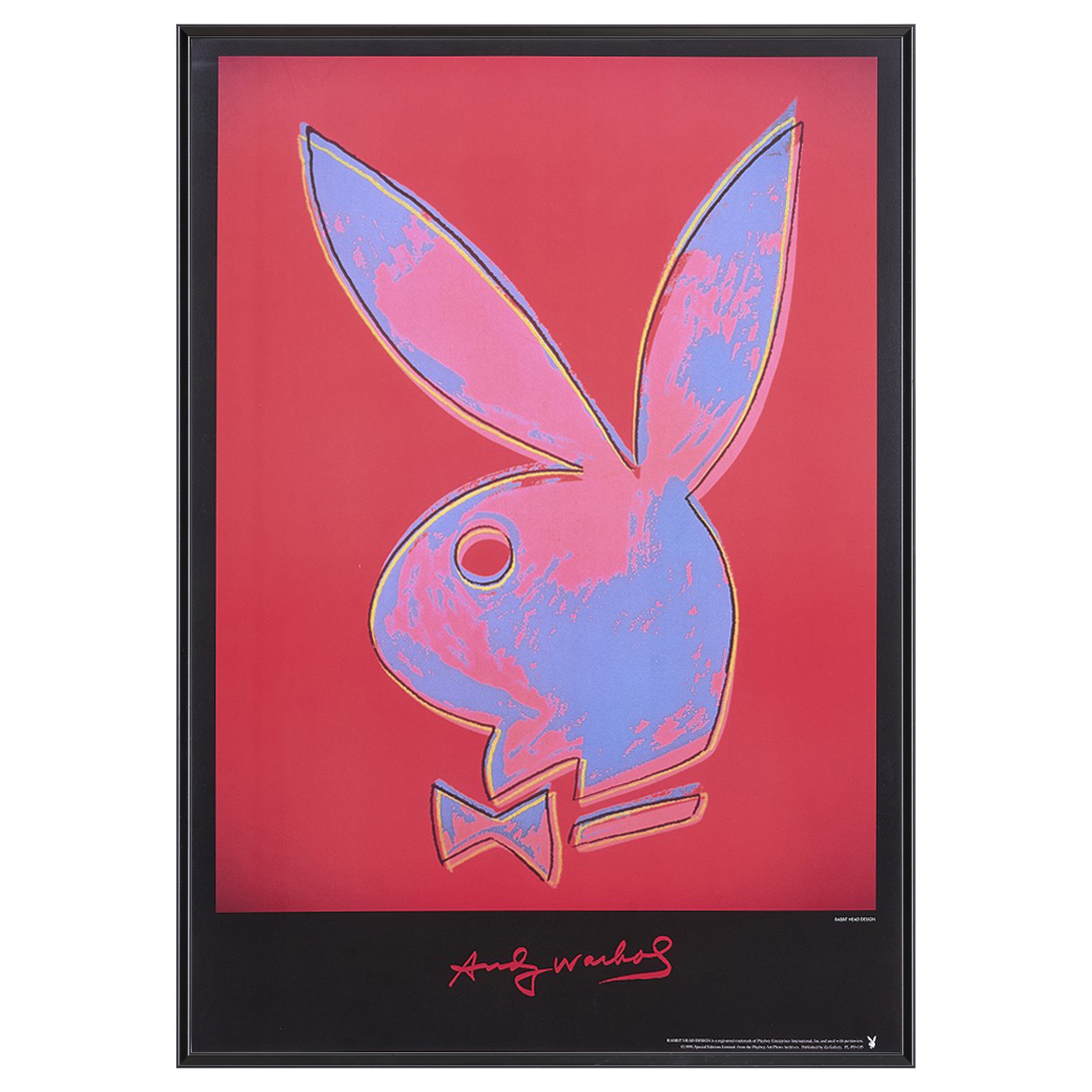 再入荷【限定10枚】RABBIT HEAD DESIGN 1986 - Za Gellery 1999 / アンディ・ウォーホル