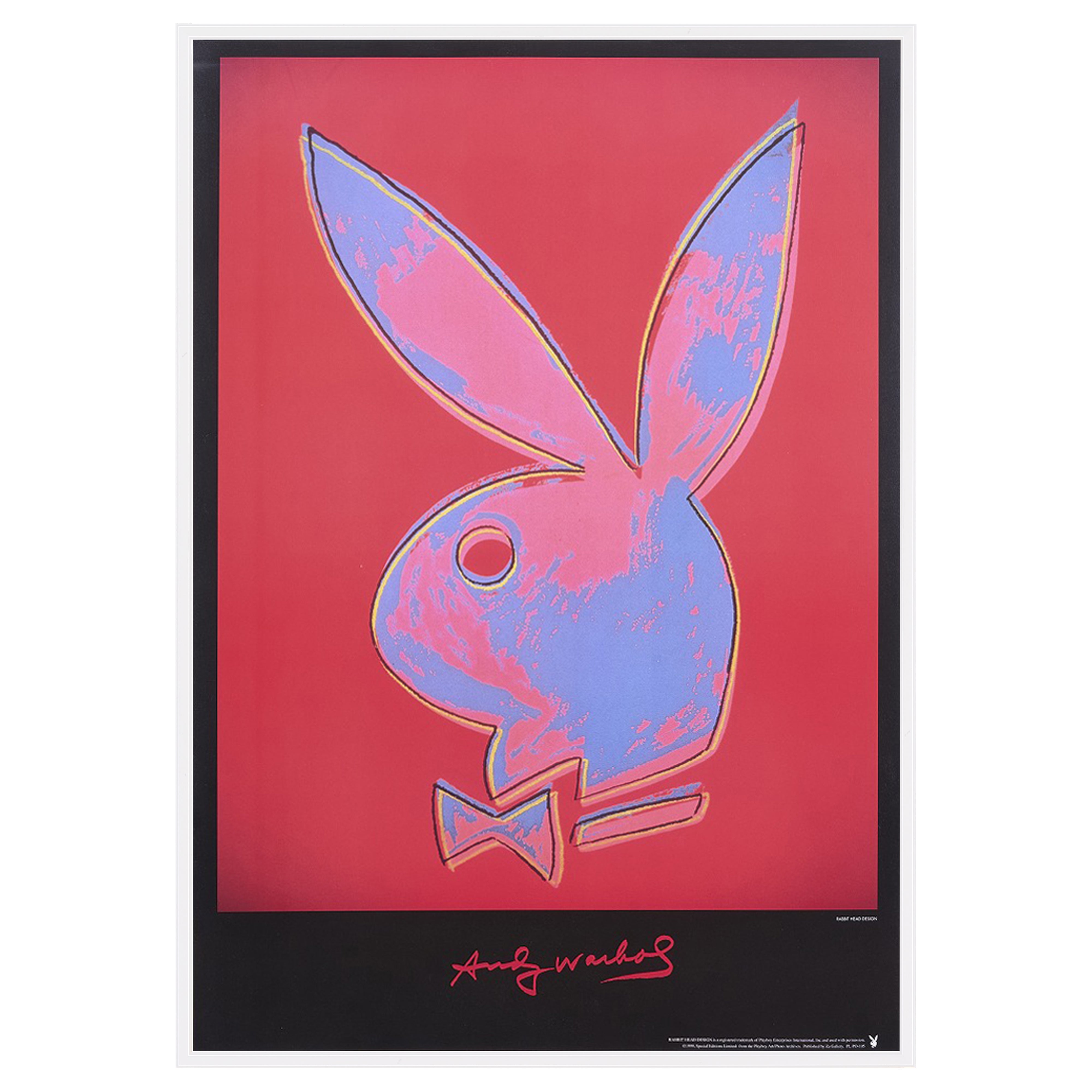再入荷【限定10枚】RABBIT HEAD DESIGN 1986 - Za Gellery 1999 / アンディ・ウォーホル