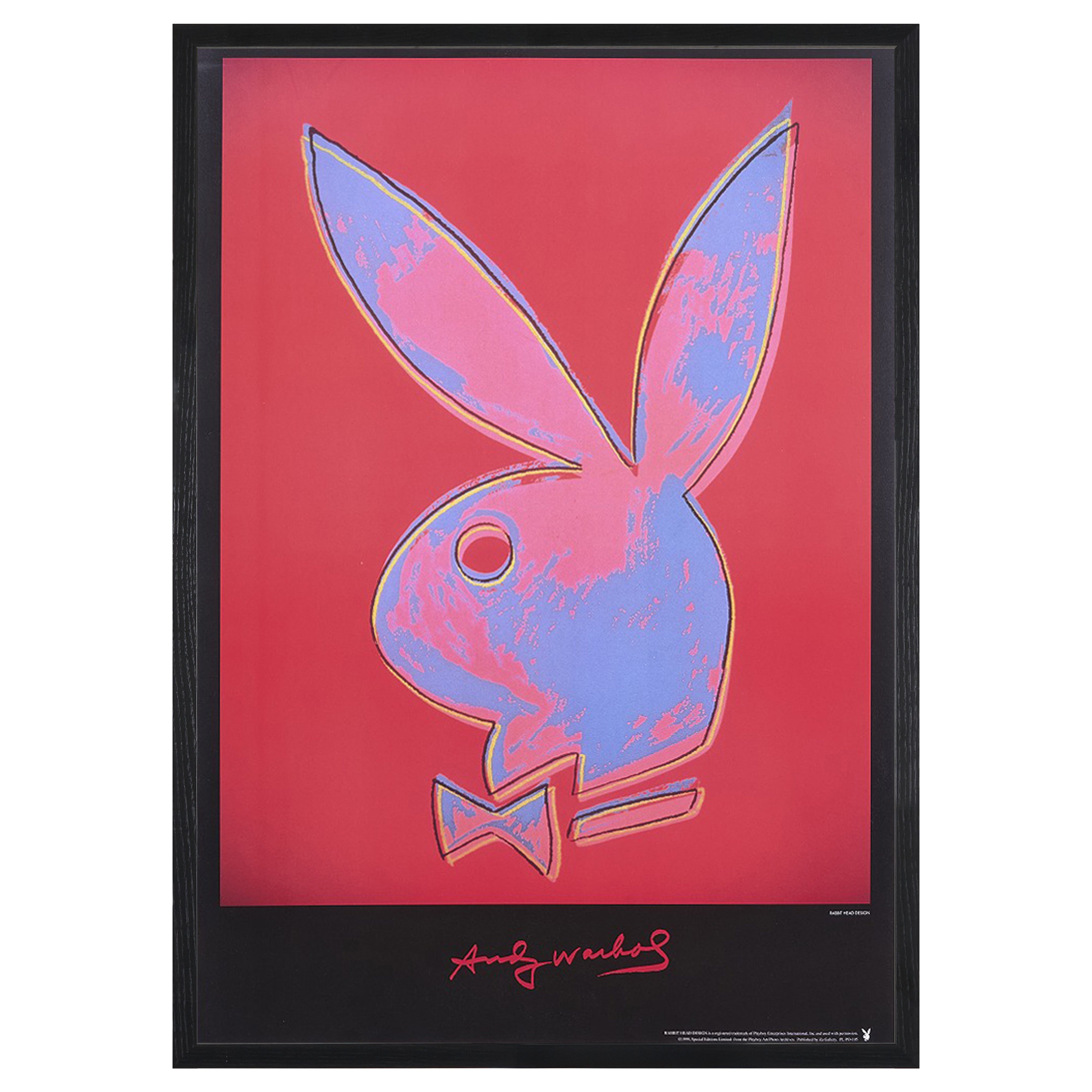 再入荷【限定10枚】RABBIT HEAD DESIGN 1986 - Za Gellery 1999 / アンディ・ウォーホル