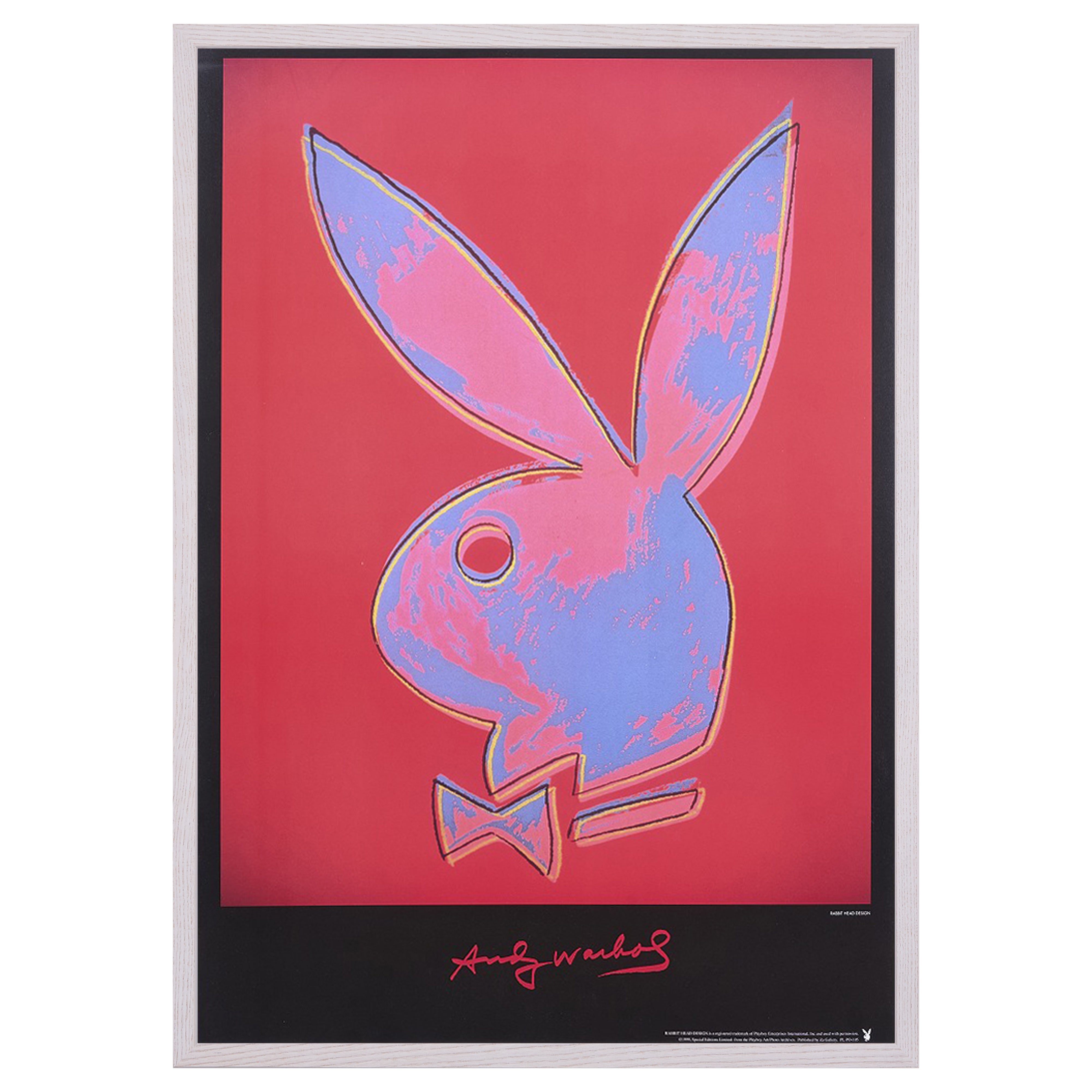 再入荷【限定10枚】RABBIT HEAD DESIGN 1986 - Za Gellery 1999 / アンディ・ウォーホル