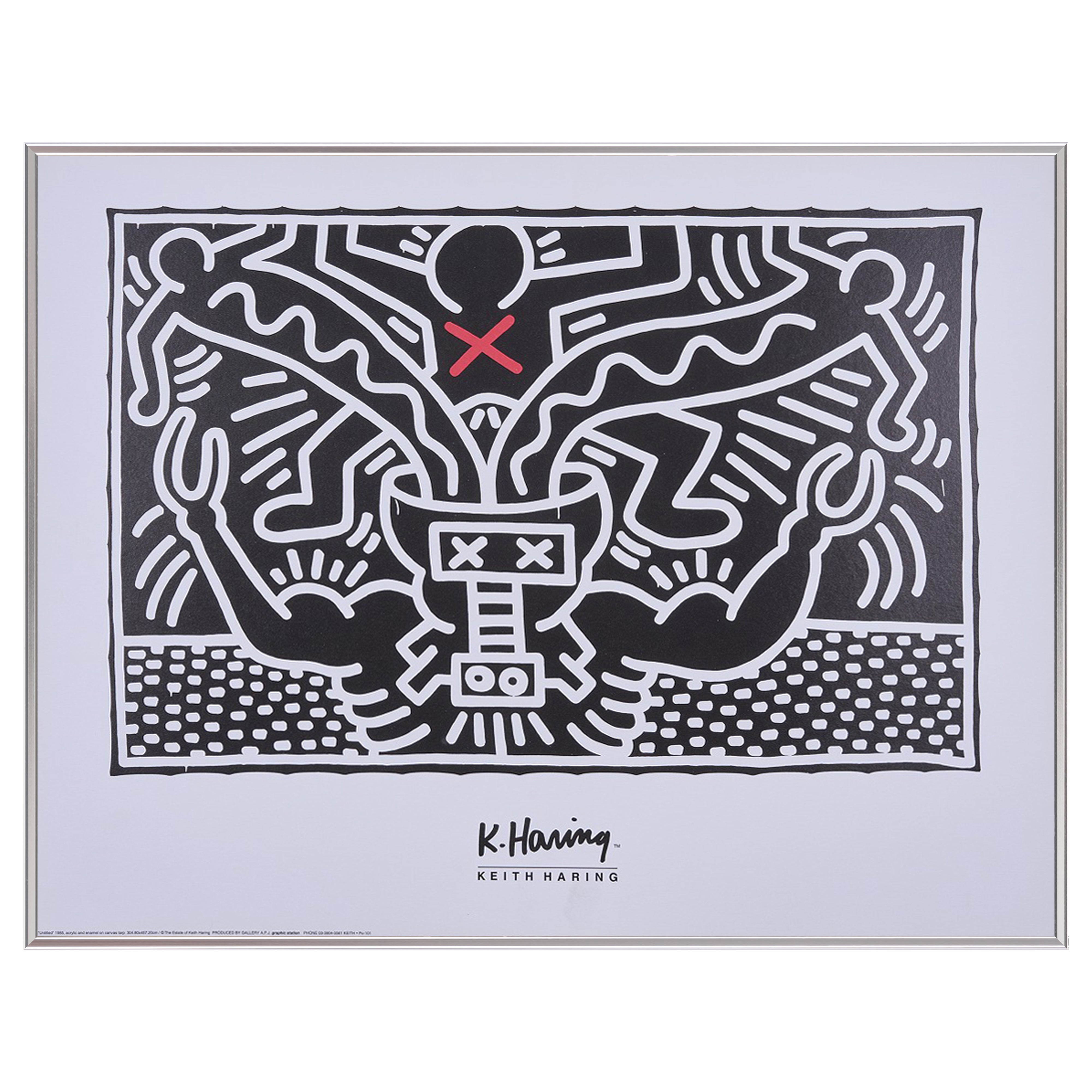 再入荷【限定10枚】Untitled 1985 - GALLERY A.P.J. 1990s / キース・へリング