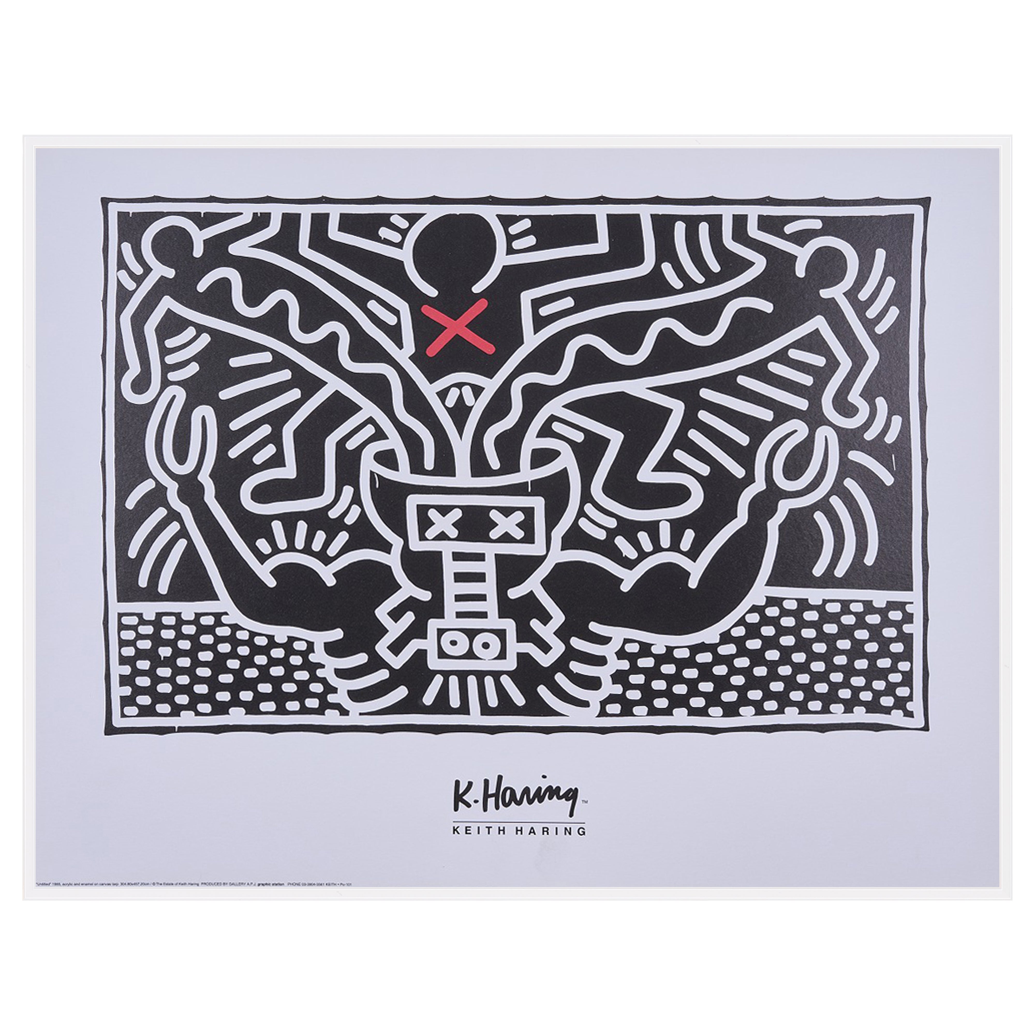 再入荷【限定10枚】Untitled 1985 - GALLERY A.P.J. 1990s / キース・へリング