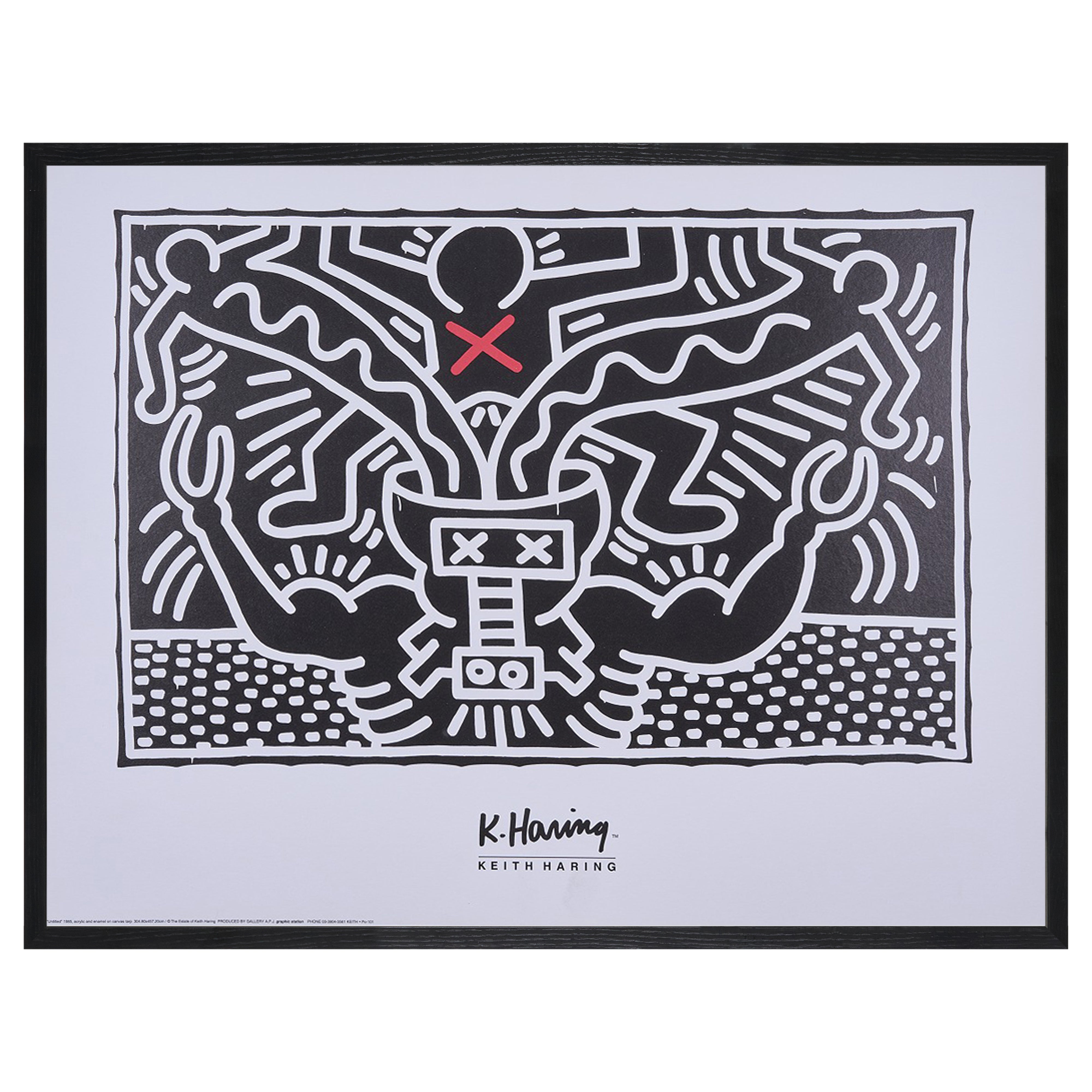 再入荷【限定10枚】Untitled 1985 - GALLERY A.P.J. 1990s / キース・へリング