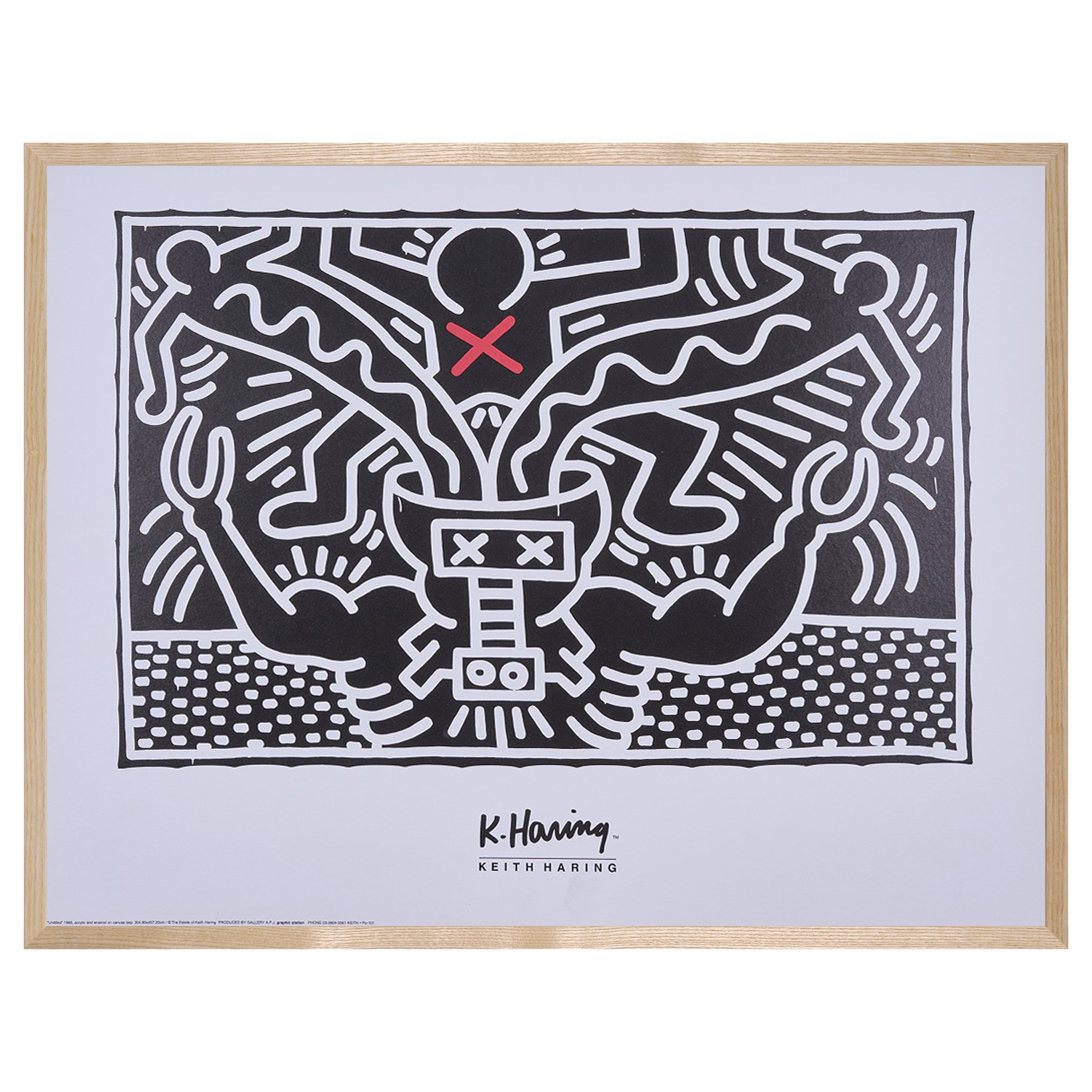 再入荷【限定10枚】Untitled 1985 - GALLERY A.P.J. 1990s / キース・へリング