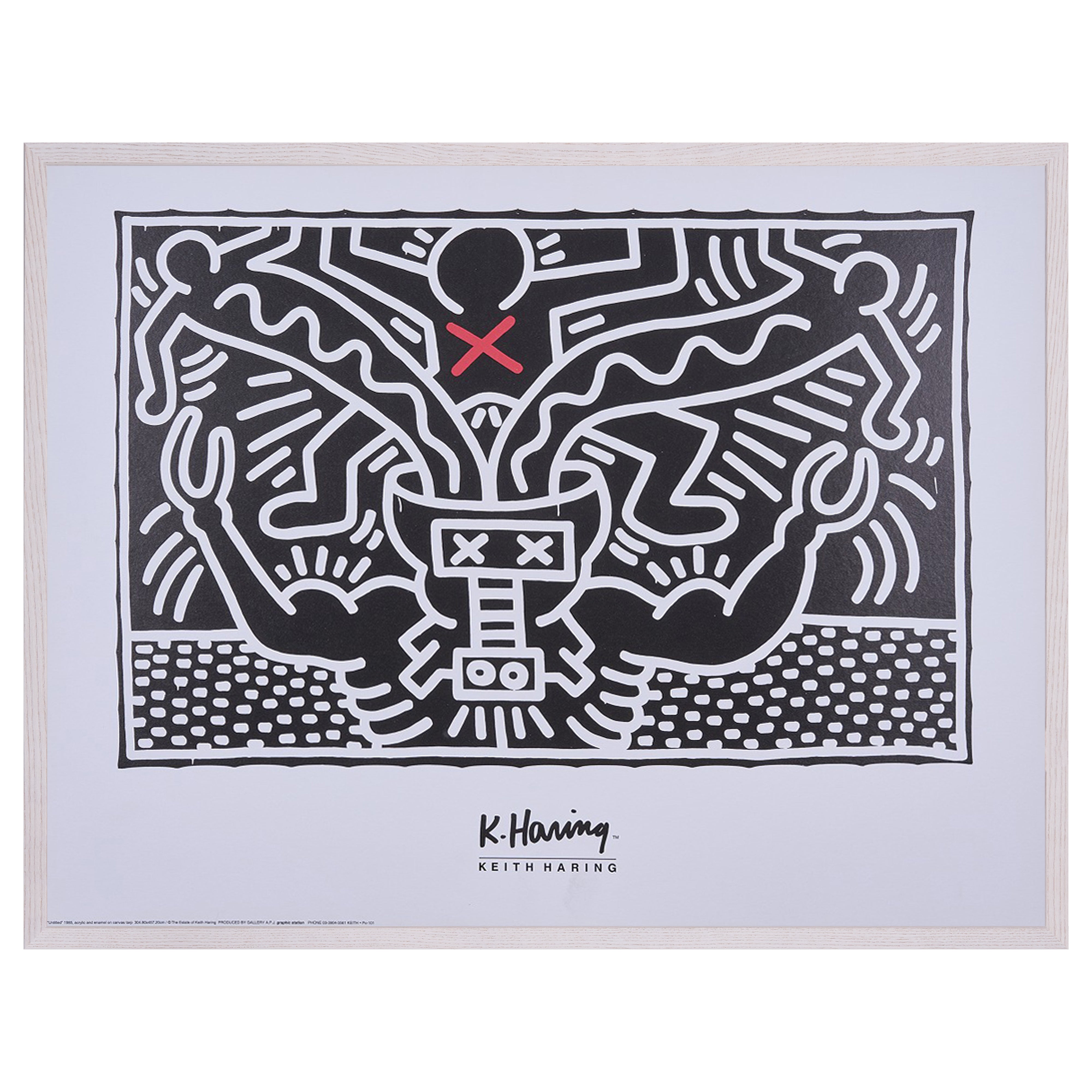 再入荷【限定10枚】Untitled 1985 - GALLERY A.P.J. 1990s / キース・へリング