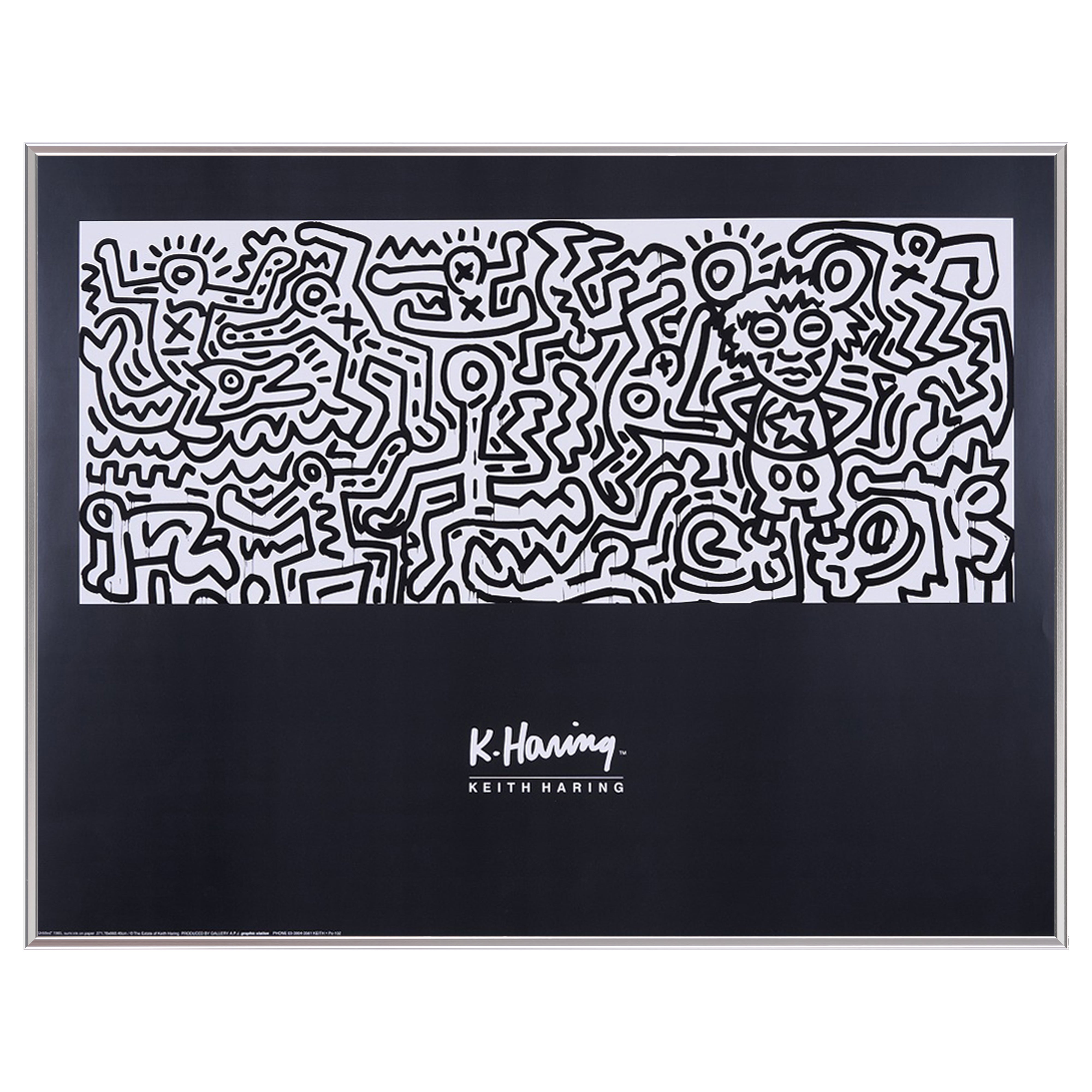 【限定10枚】Untitled 1985 - GALLERY A.P.J. 1990s / キース・へリング