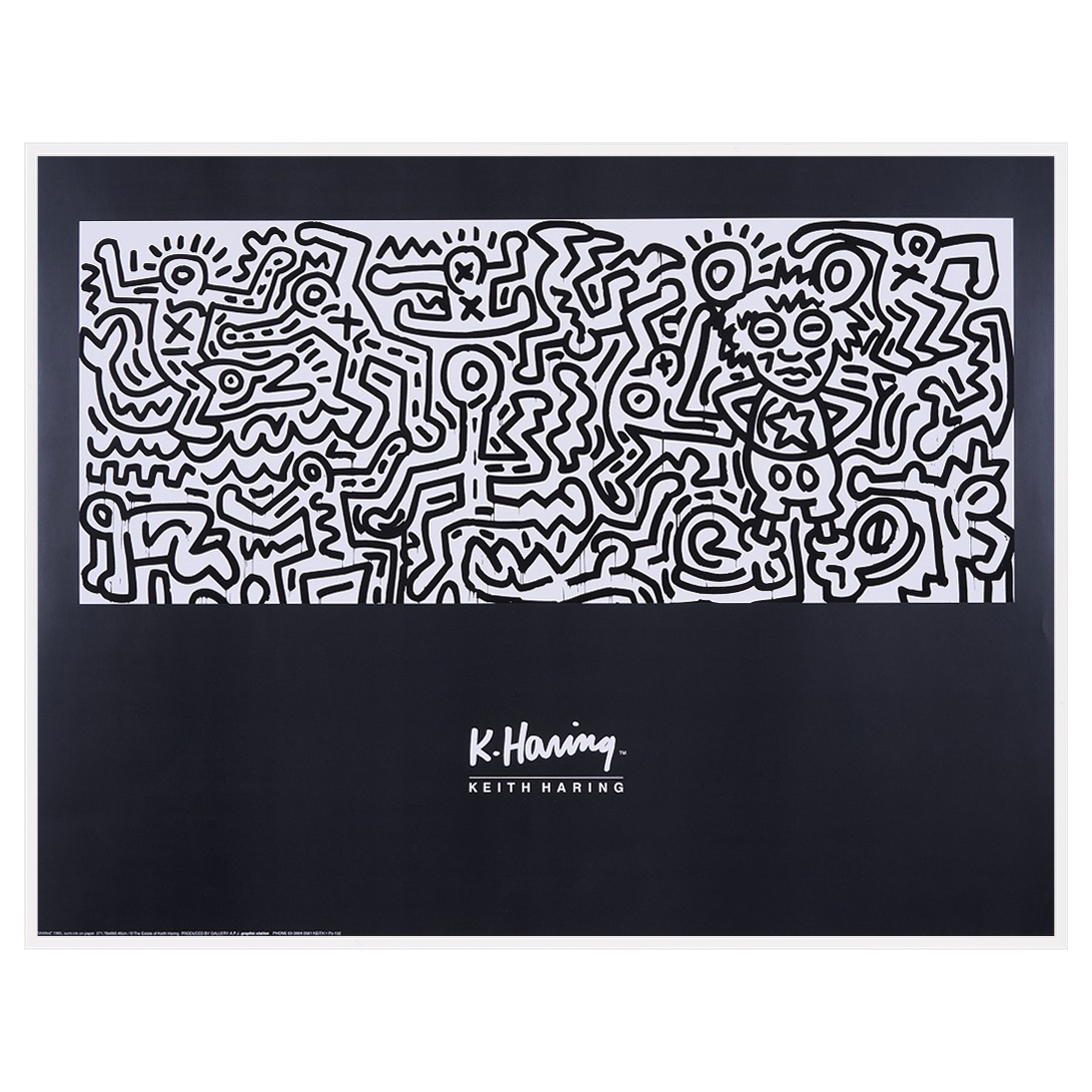 【限定10枚】Untitled 1985 - GALLERY A.P.J. 1990s / キース・へリング