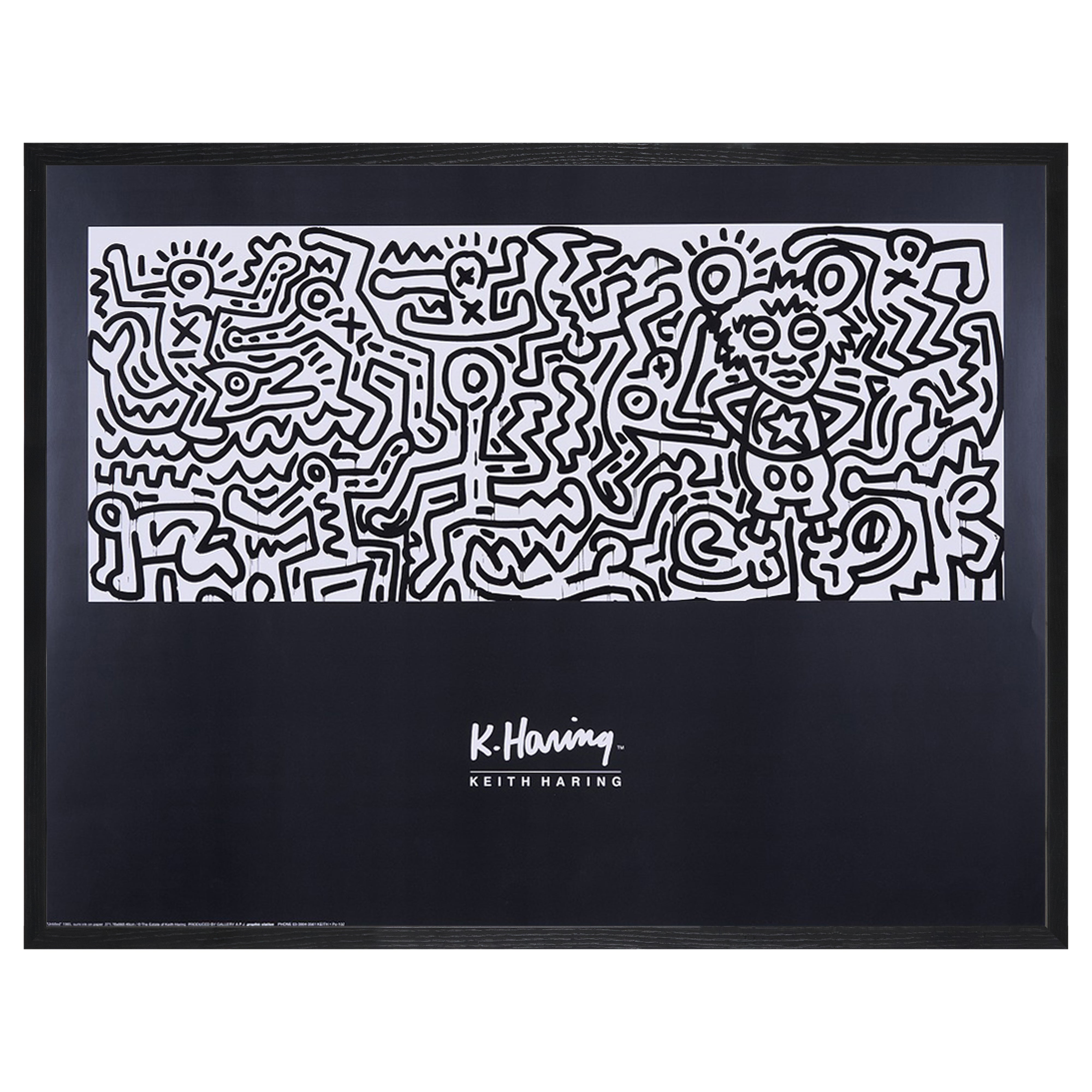 【限定10枚】Untitled 1985 - GALLERY A.P.J. 1990s / キース・へリング