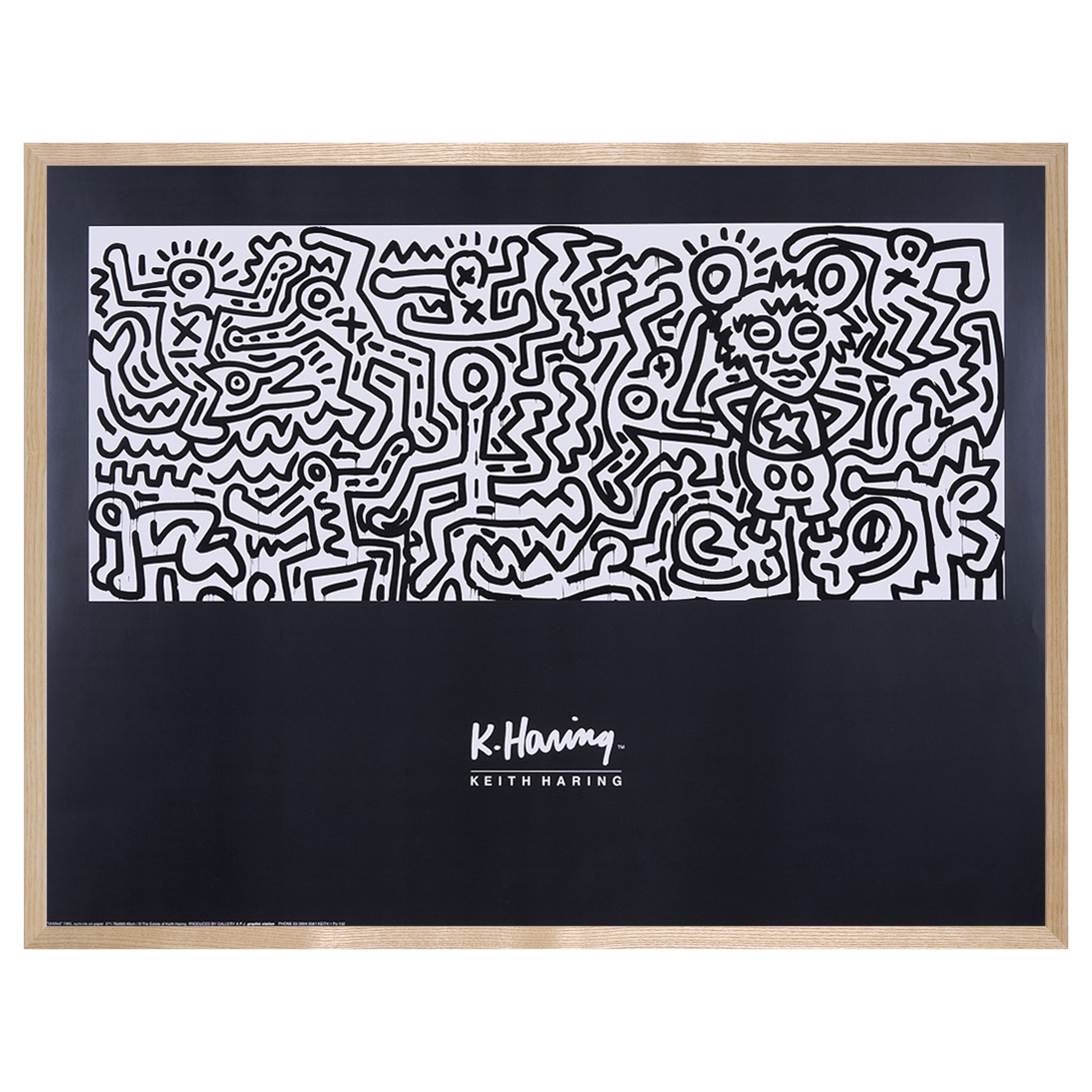 【限定10枚】Untitled 1985 - GALLERY A.P.J. 1990s / キース・へリング