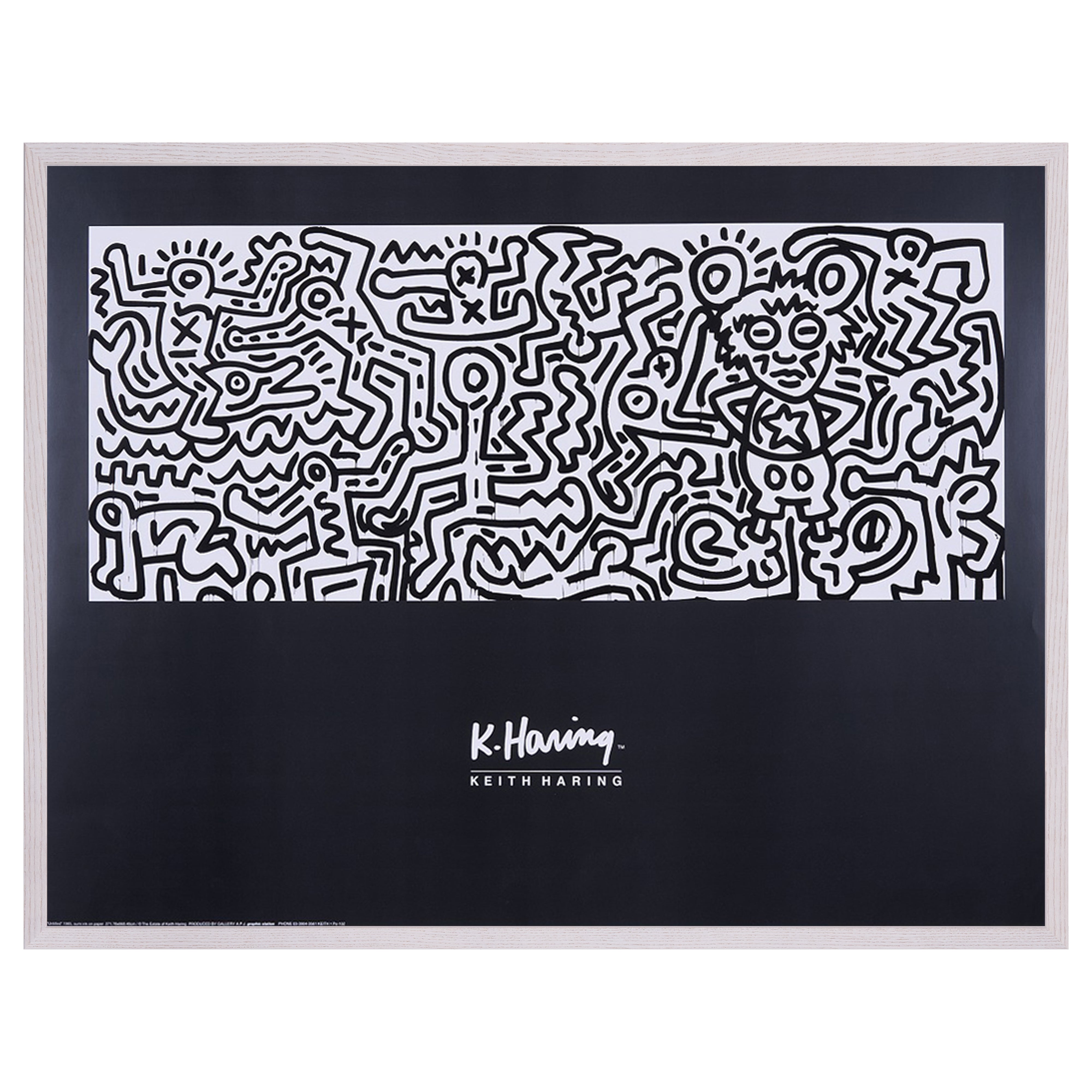 【限定10枚】Untitled 1985 - GALLERY A.P.J. 1990s / キース・へリング