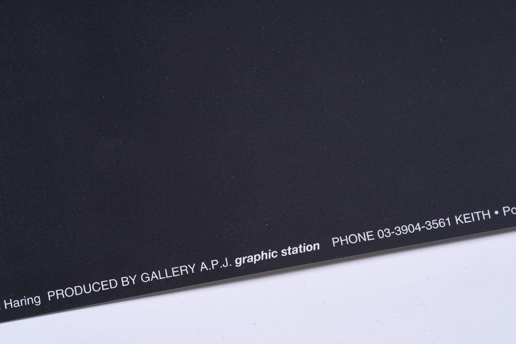 再入荷【限定10枚】Untitled 1985 - GALLERY A.P.J. 1990s / キース・へリング