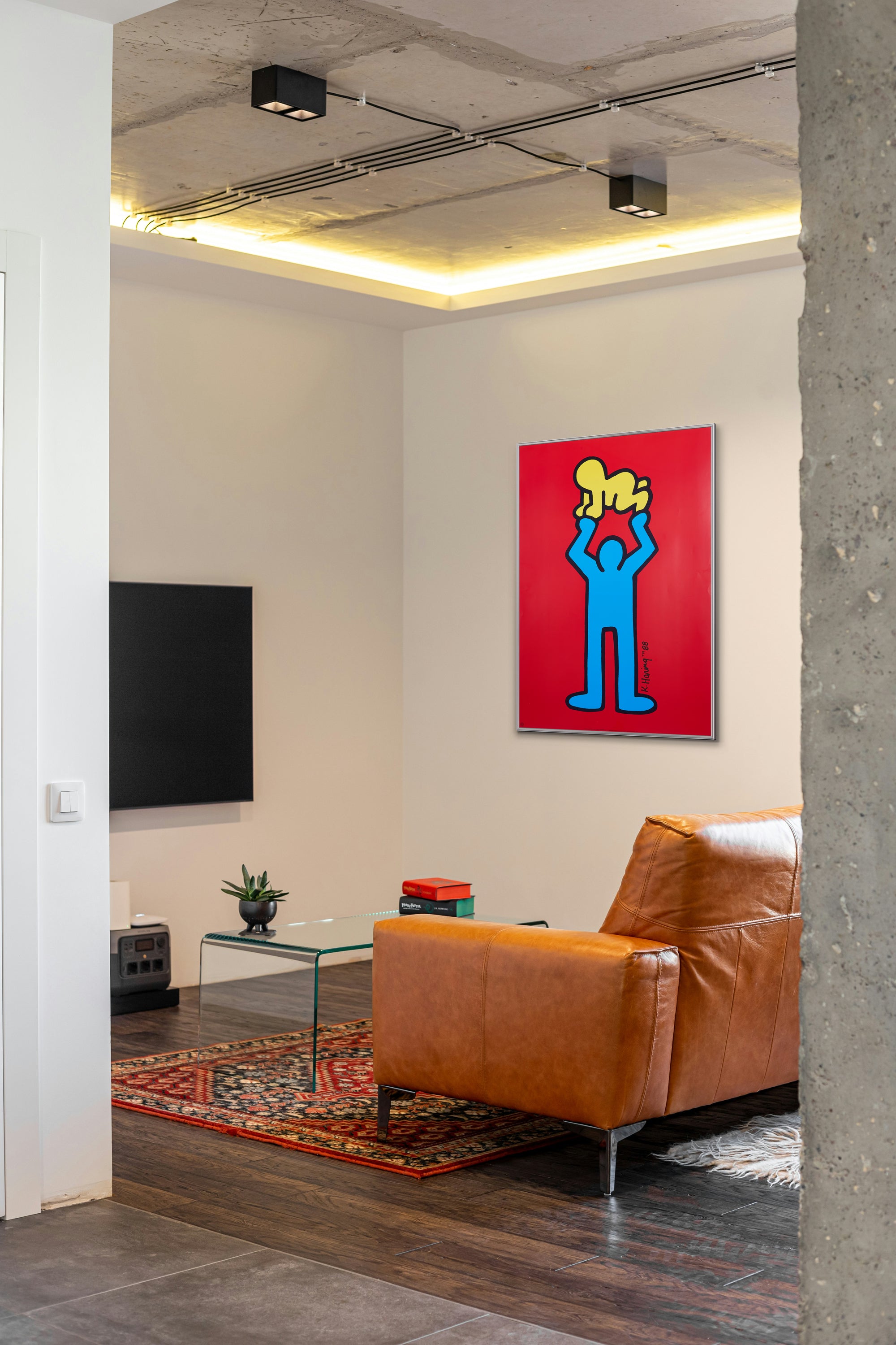 【限定10枚】sans titre "Man Holding Radiant Baby" 1991 / キース・へリング