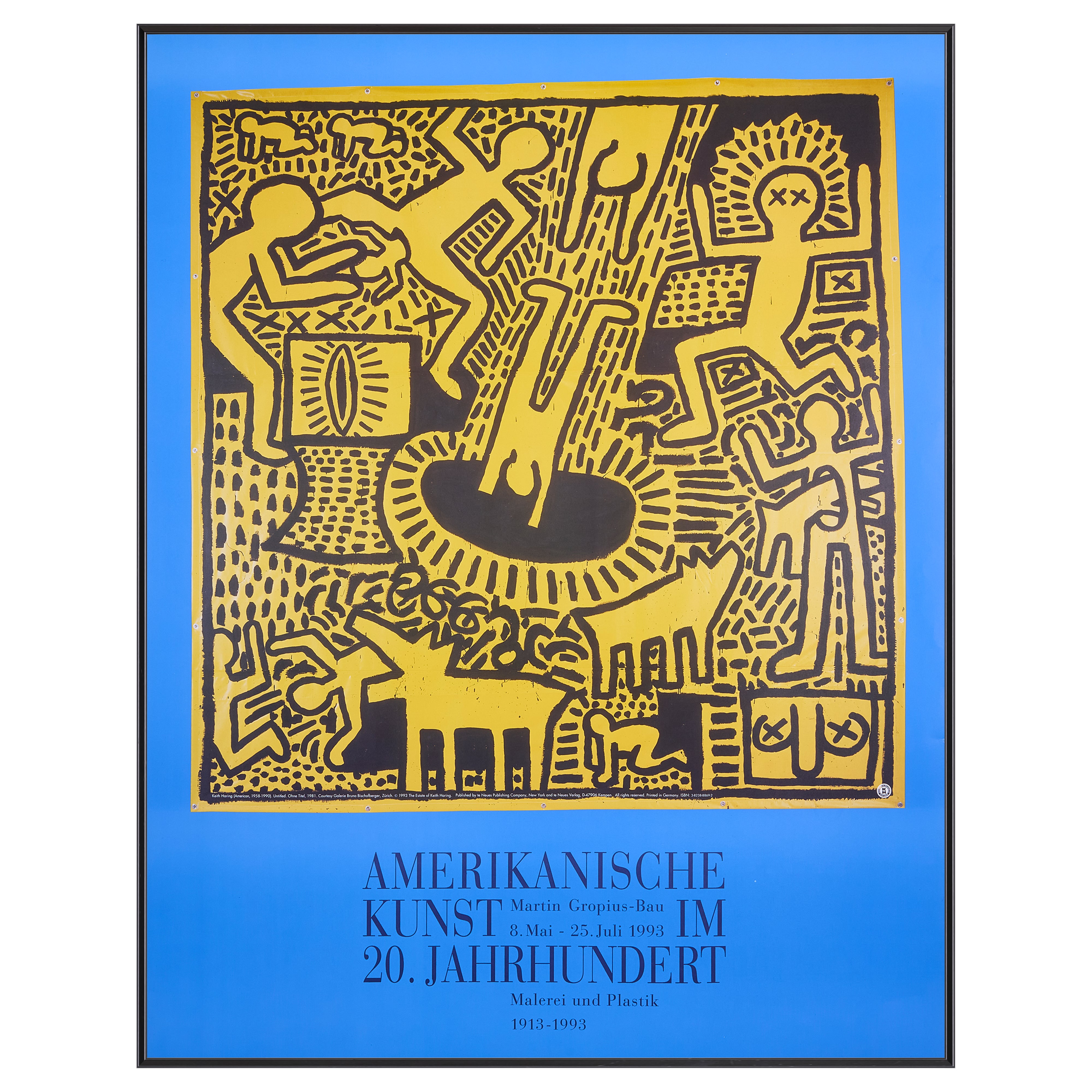 完売【限定10枚】AMERIKANISCHE KUNST IM 20. JAHRHUNDERT 1993 / キース・へリング