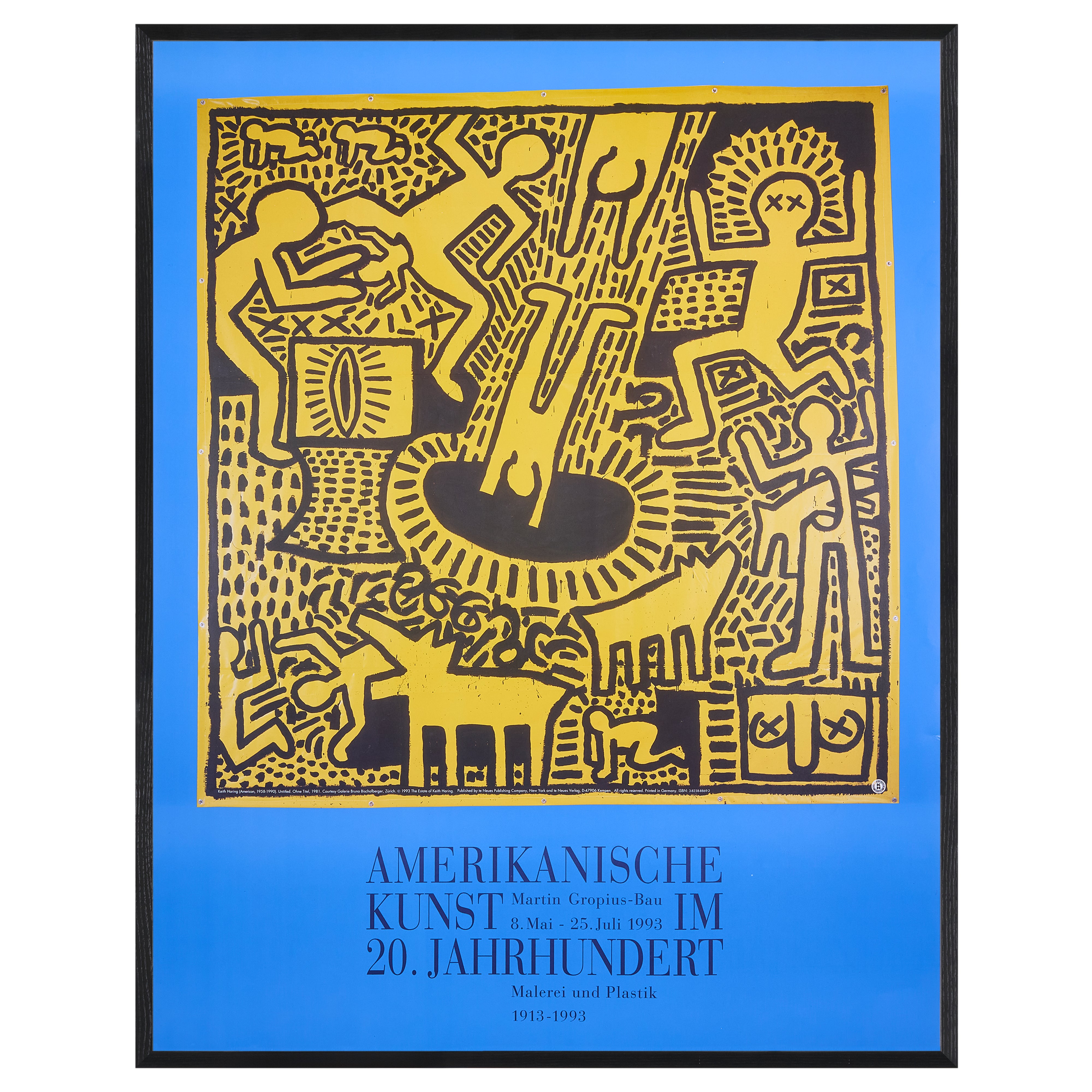 完売【限定10枚】AMERIKANISCHE KUNST IM 20. JAHRHUNDERT 1993 / キース・へリング