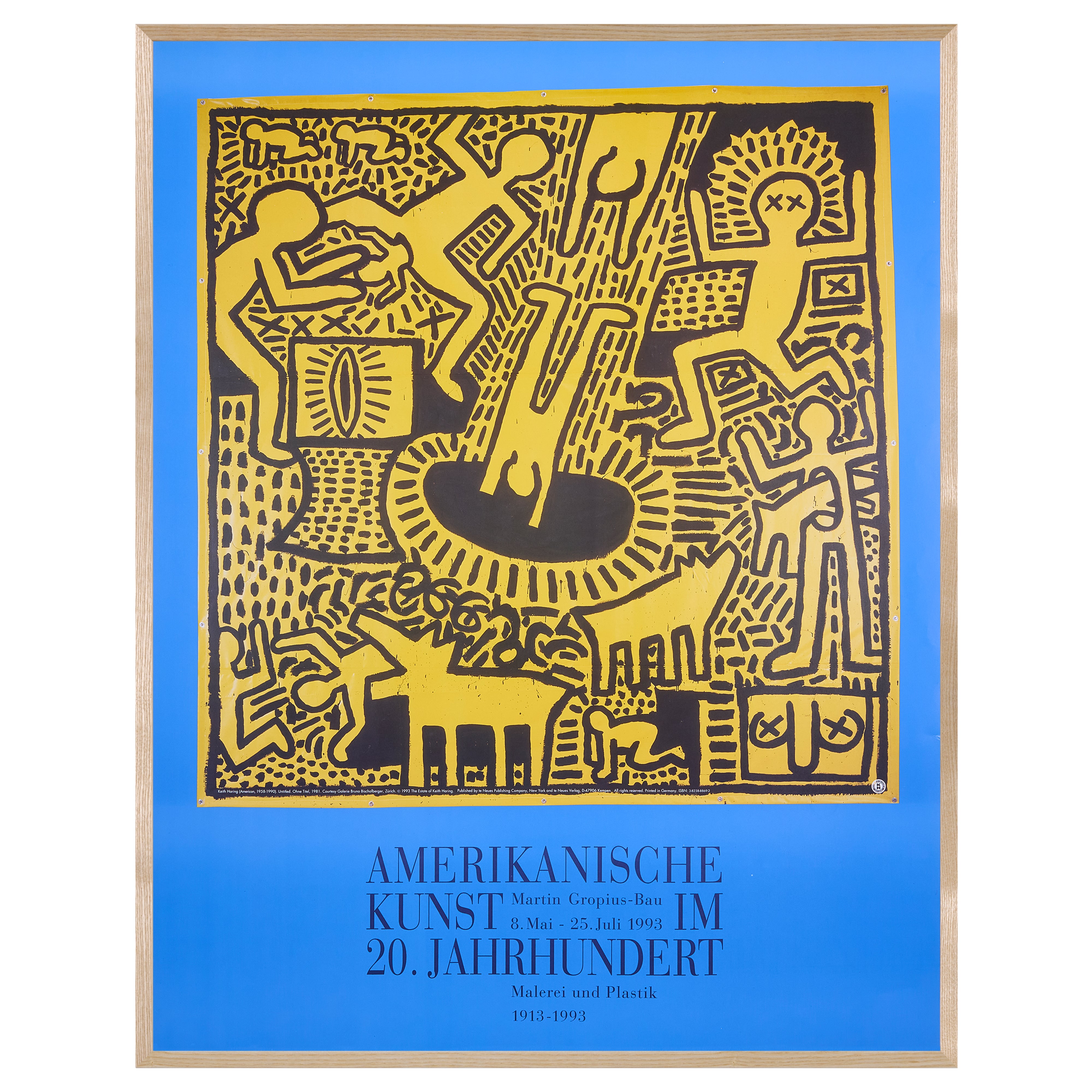 完売【限定10枚】AMERIKANISCHE KUNST IM 20. JAHRHUNDERT 1993 / キース・へリング