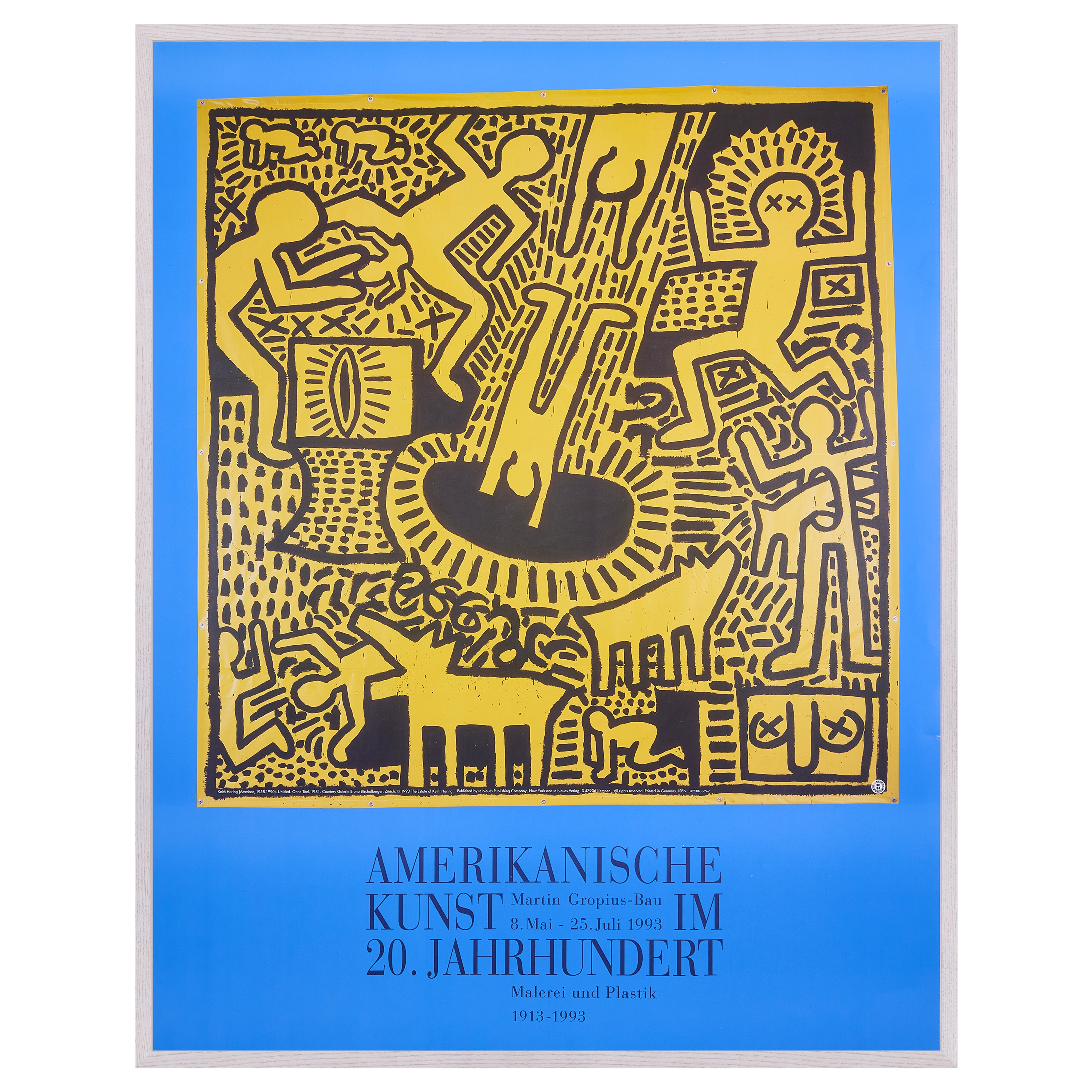完売【限定10枚】AMERIKANISCHE KUNST IM 20. JAHRHUNDERT 1993 / キース・へリング