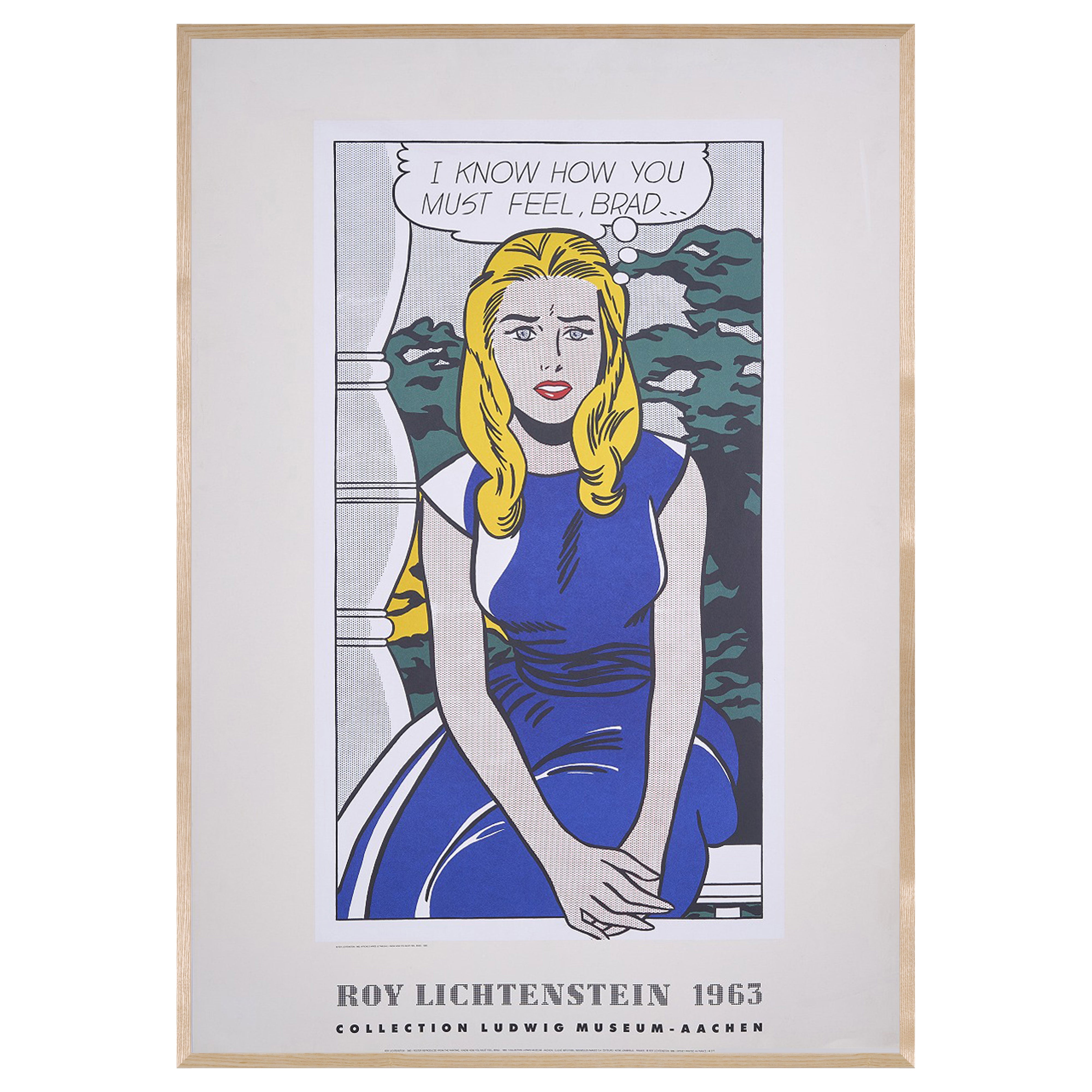 【限定10枚】I Know How You Must Feel, Brad… 1963 - NOUVELLES IMAGES 1990 / ロイ・リキテンスタイン