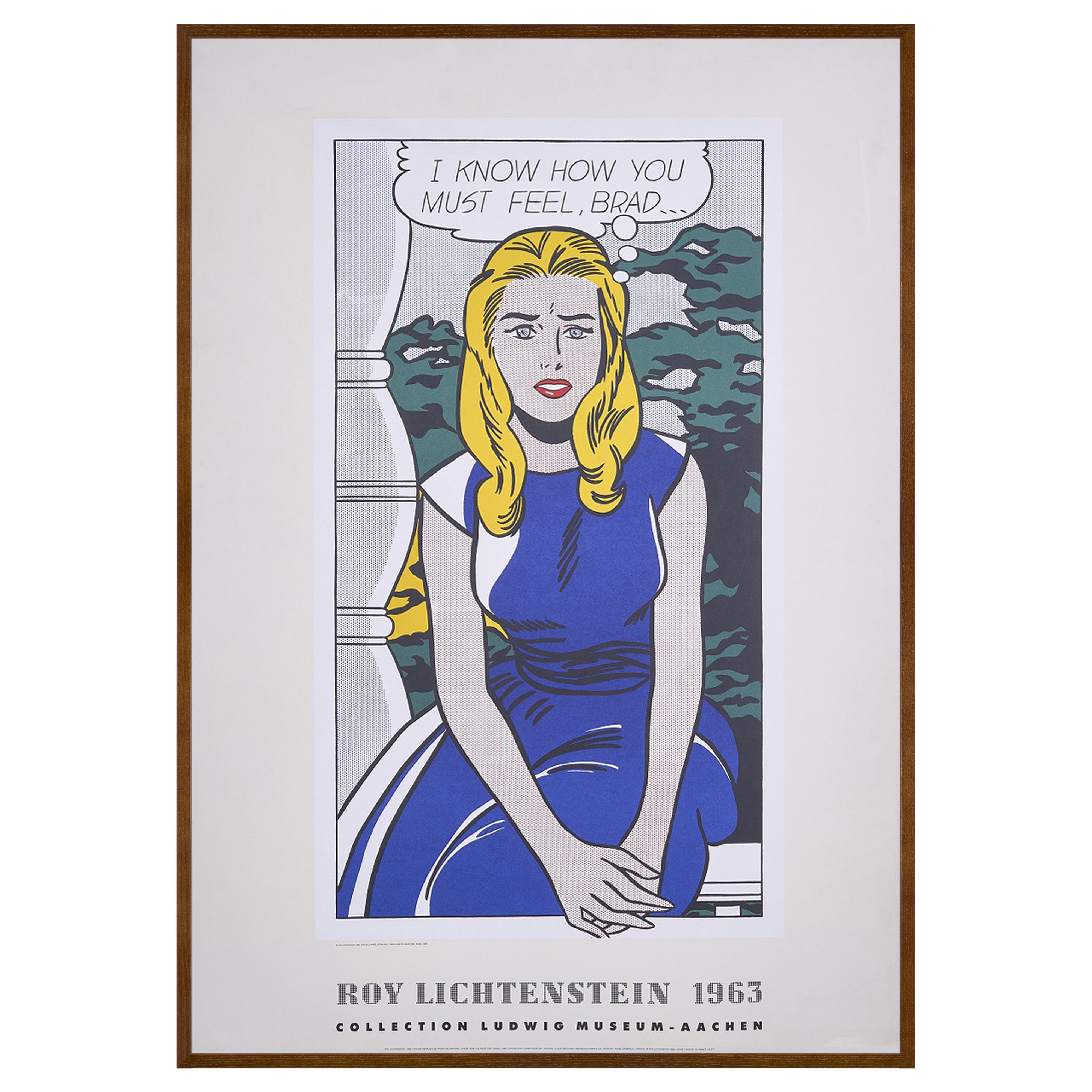 【限定10枚】I Know How You Must Feel, Brad… 1963 - NOUVELLES IMAGES 1990 / ロイ・リキテンスタイン