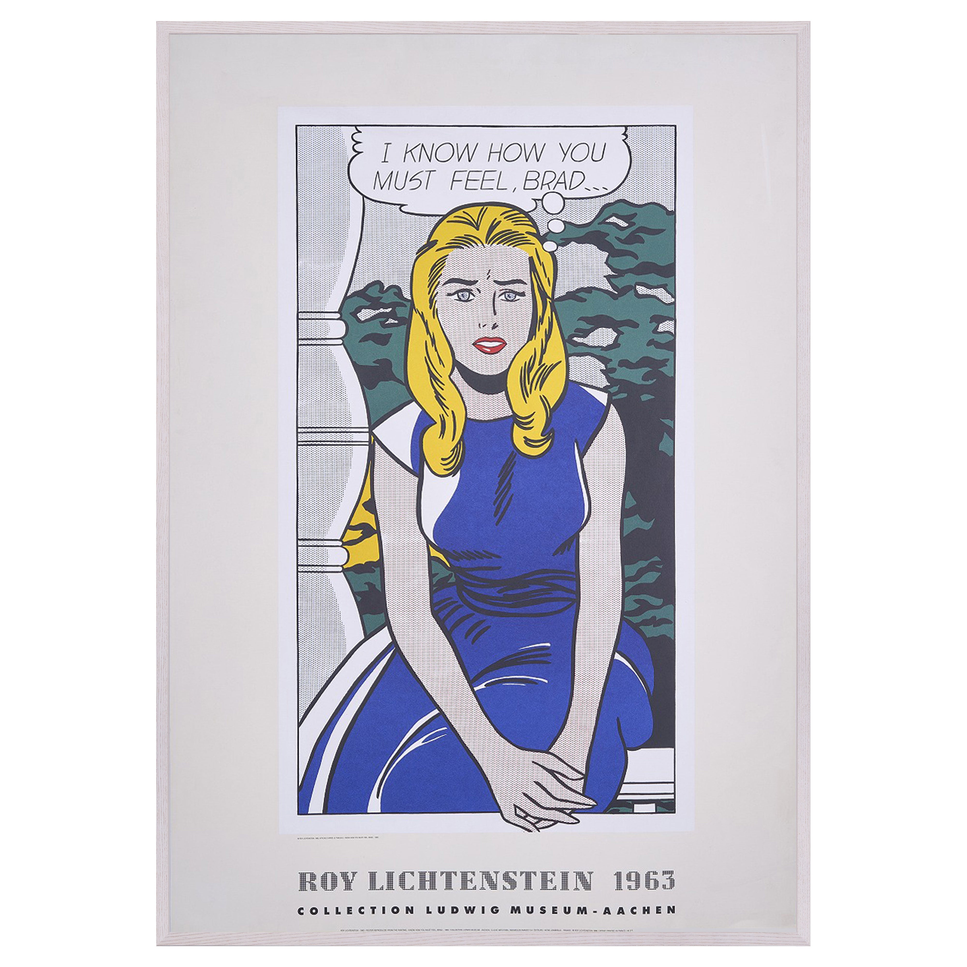 【限定10枚】I Know How You Must Feel, Brad… 1963 - NOUVELLES IMAGES 1990 / ロイ・リキテンスタイン