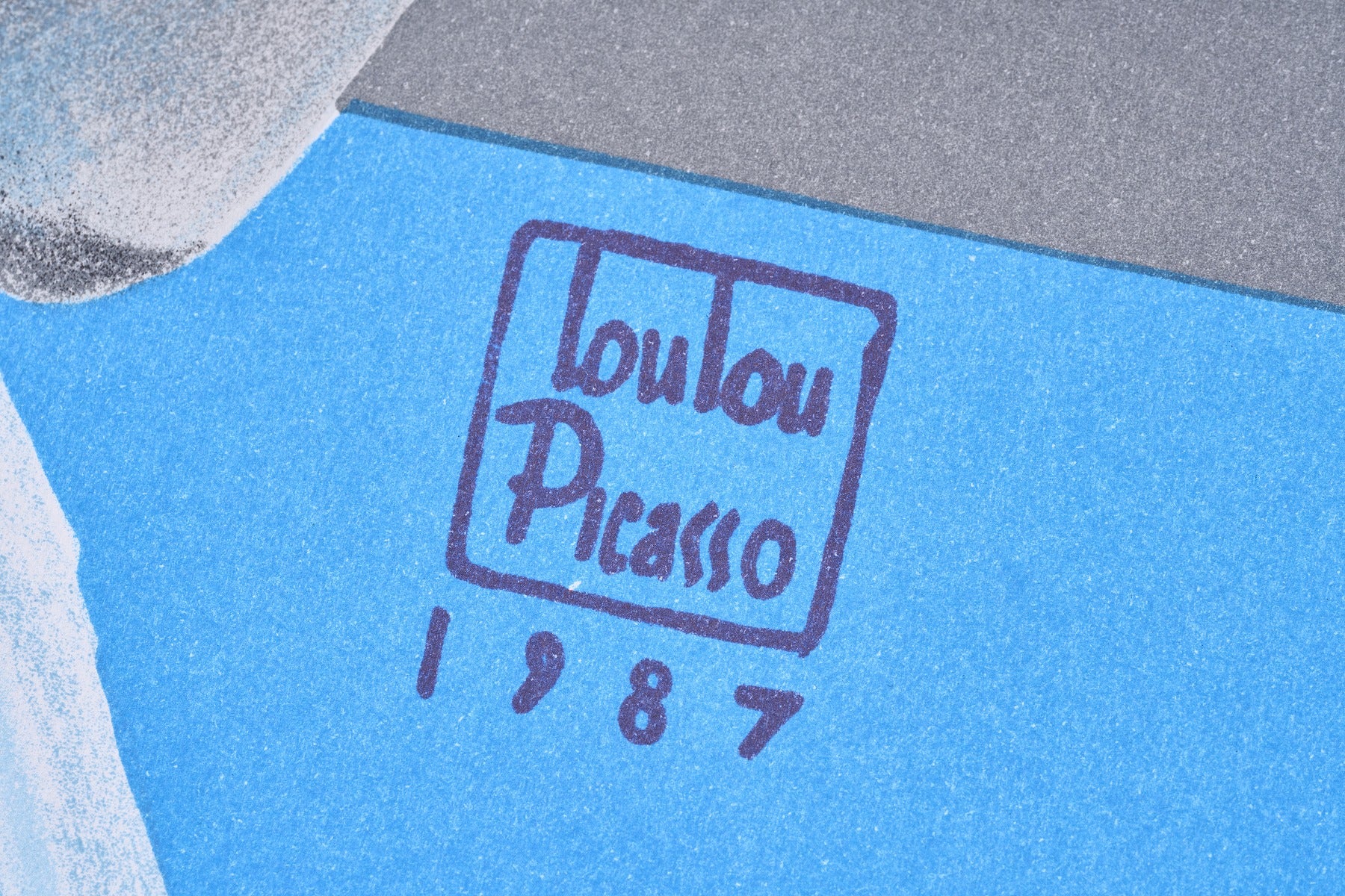 【限定5枚】GLORIA L’AUTRICHIENNE EST GRECQUE LE MATIN - agnes b. 1987 / ルル・ピカソ