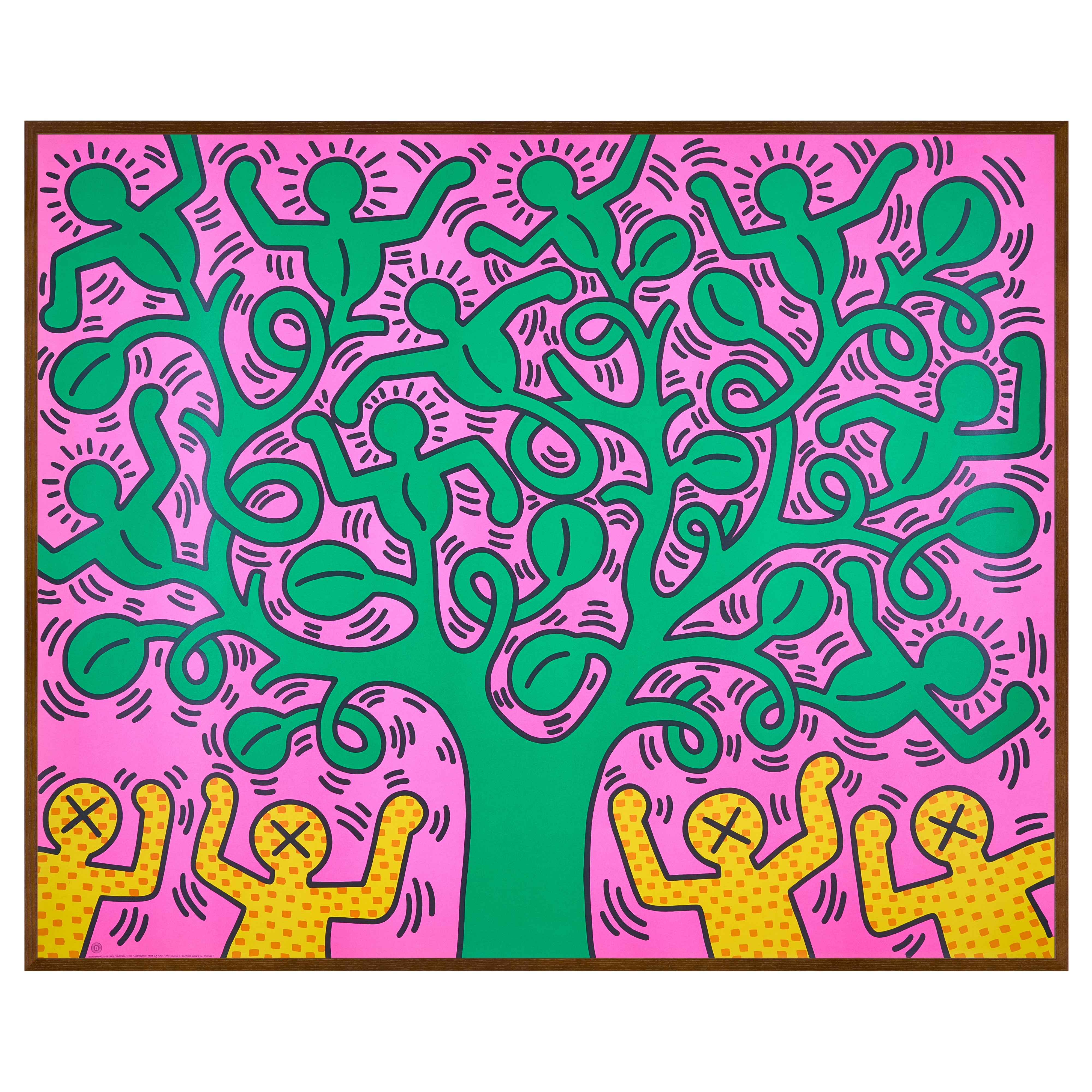 【限定10枚】Untitled (Tree of Life) 1993 / キース・へリング