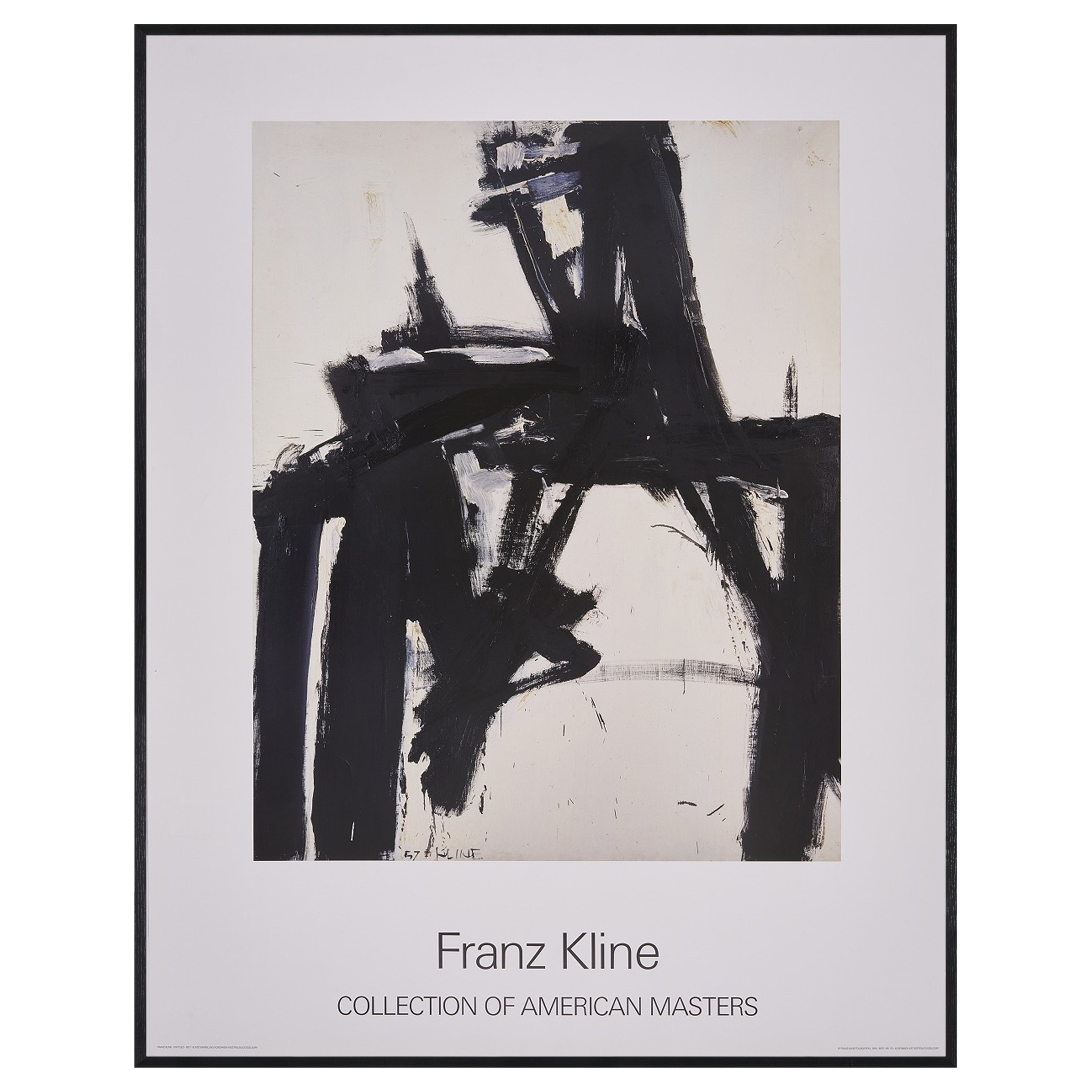 【限定5枚】Untitled 1957 - ACHENBACH ART EDITION, DÜSSELDORF 1990 / フランツ・クライン