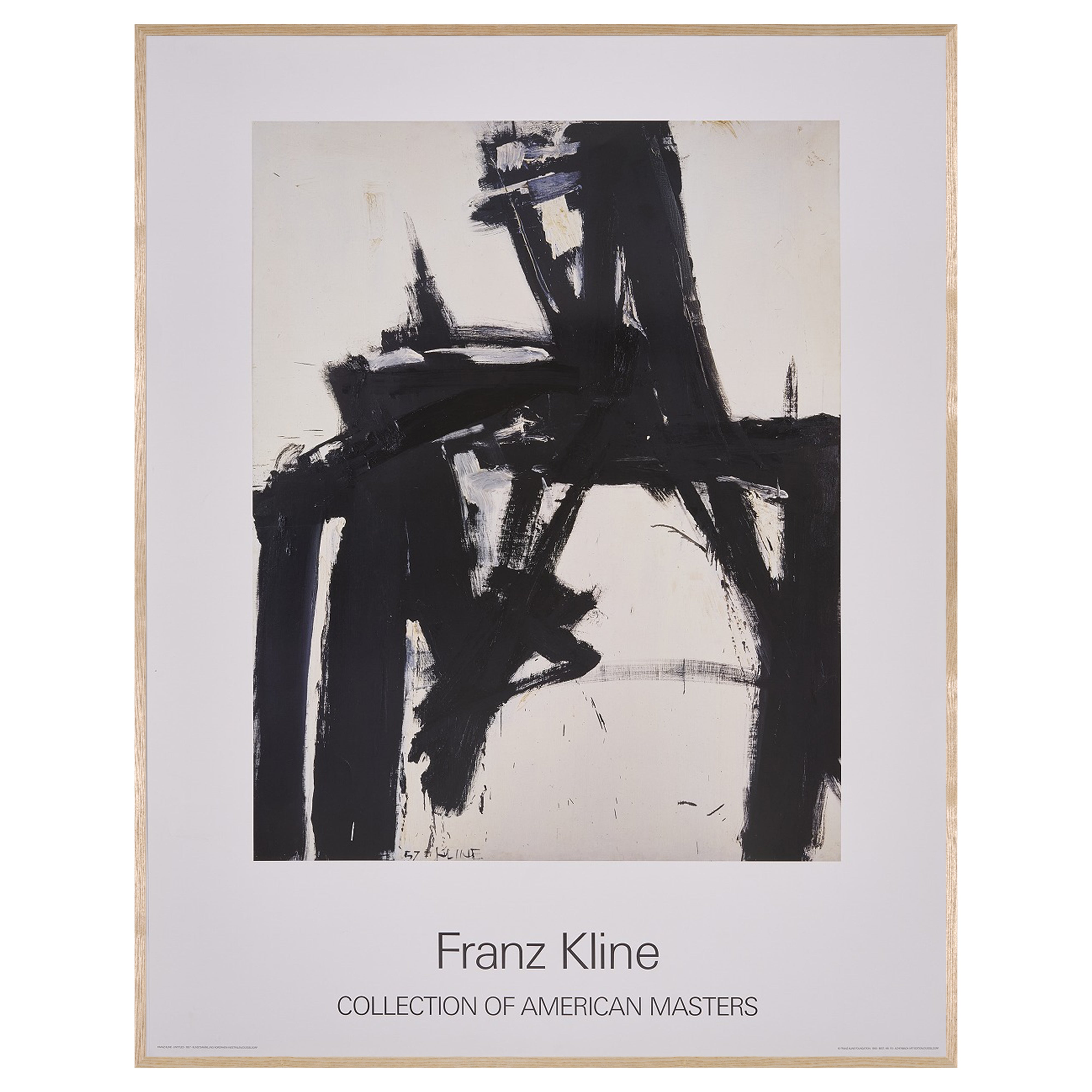 【限定5枚】Untitled 1957 - ACHENBACH ART EDITION, DÜSSELDORF 1990 / フランツ・クライン