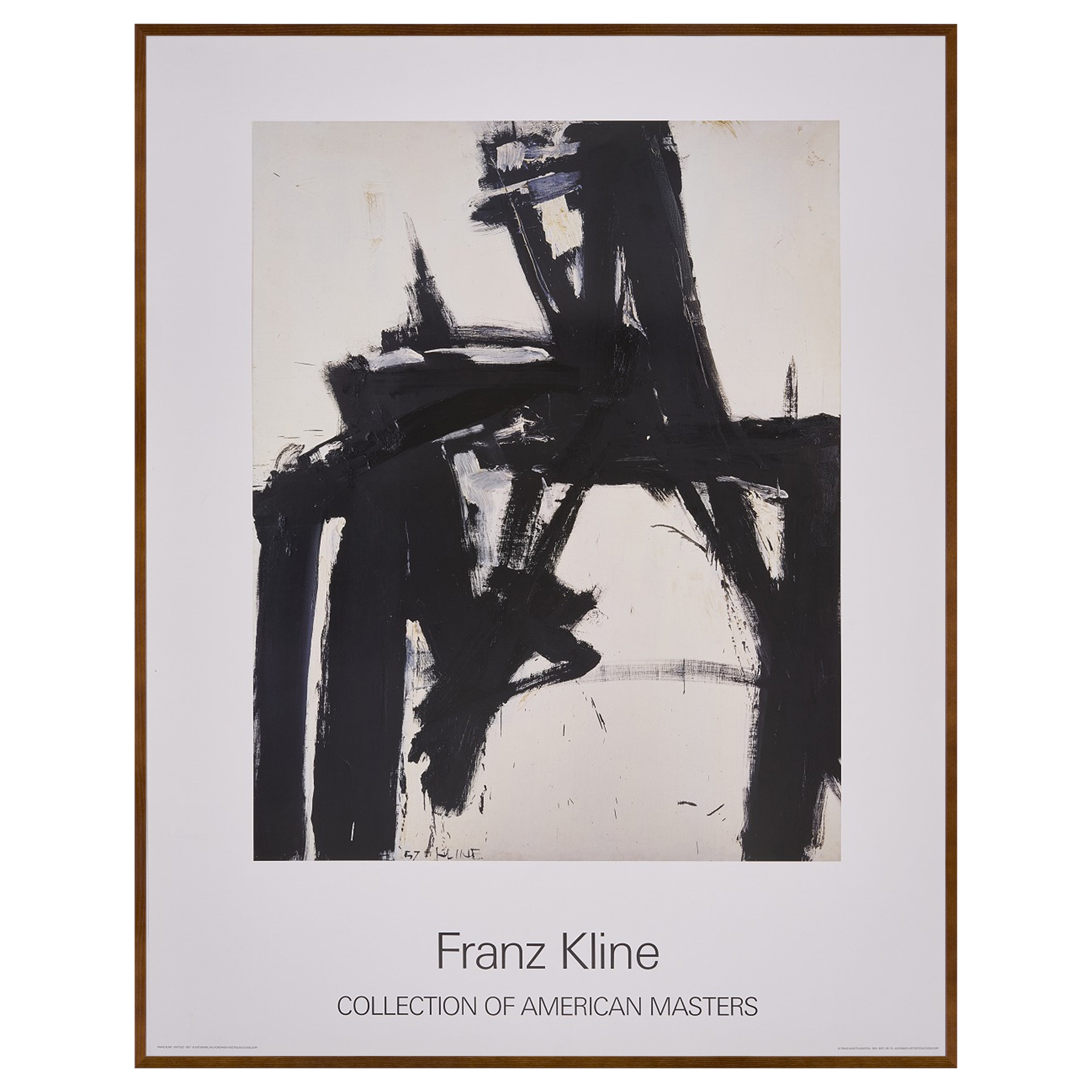 【限定5枚】Untitled 1957 - ACHENBACH ART EDITION, DÜSSELDORF 1990 / フランツ・クライン