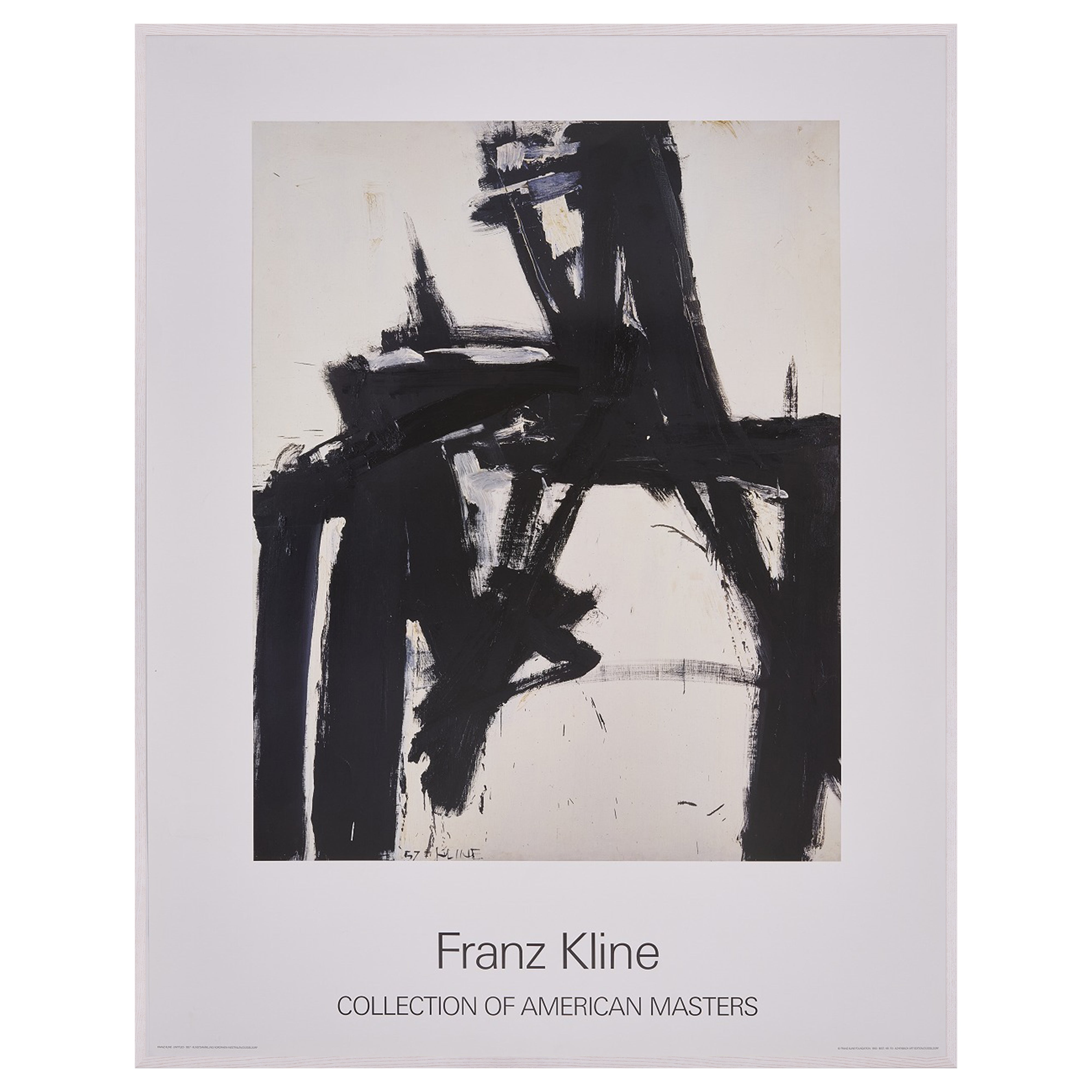 【限定5枚】Untitled 1957 - ACHENBACH ART EDITION, DÜSSELDORF 1990 / フランツ・クライン