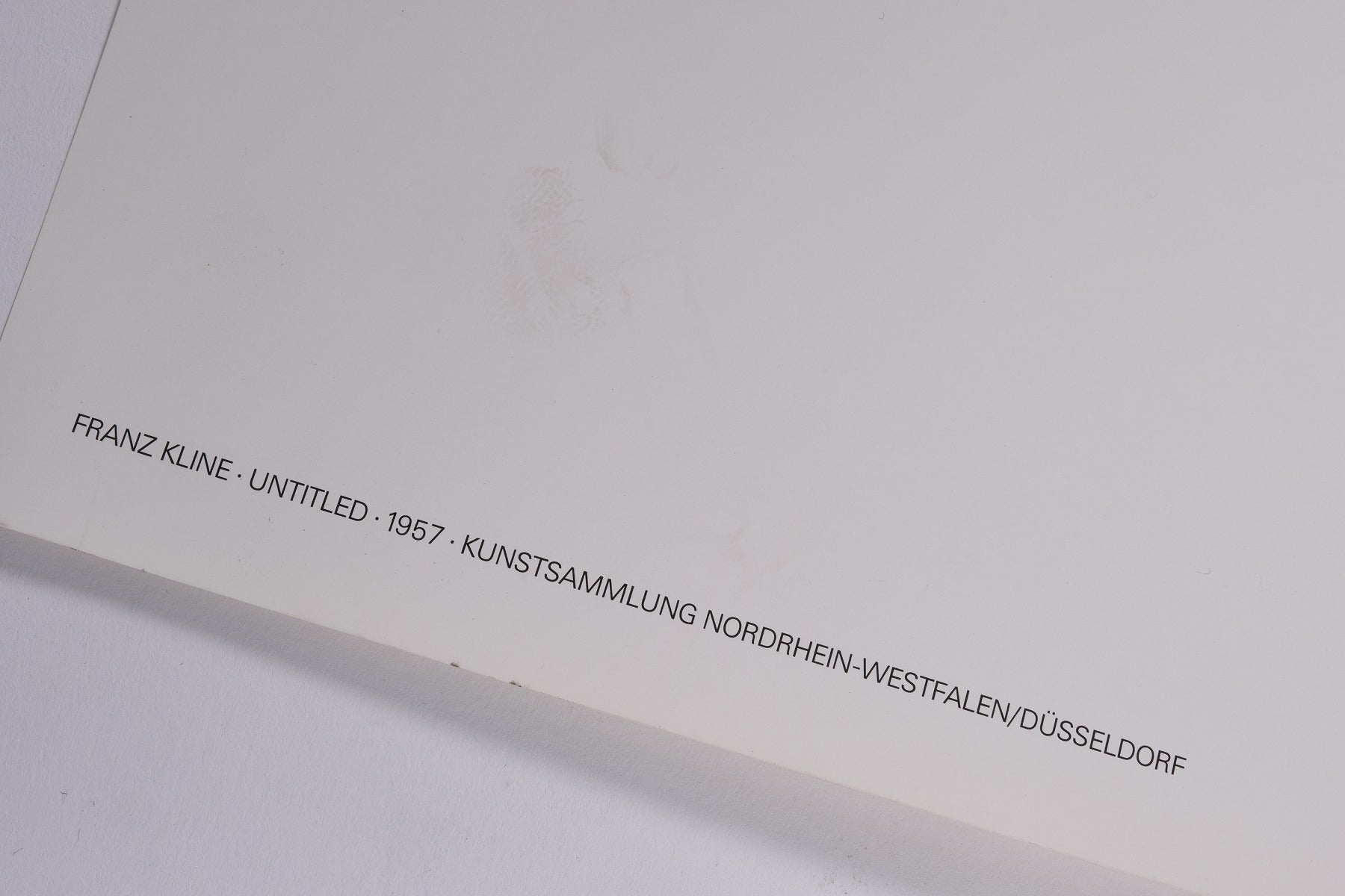 【限定5枚】Untitled 1957 - ACHENBACH ART EDITION, DÜSSELDORF 1990 / フランツ・クライン