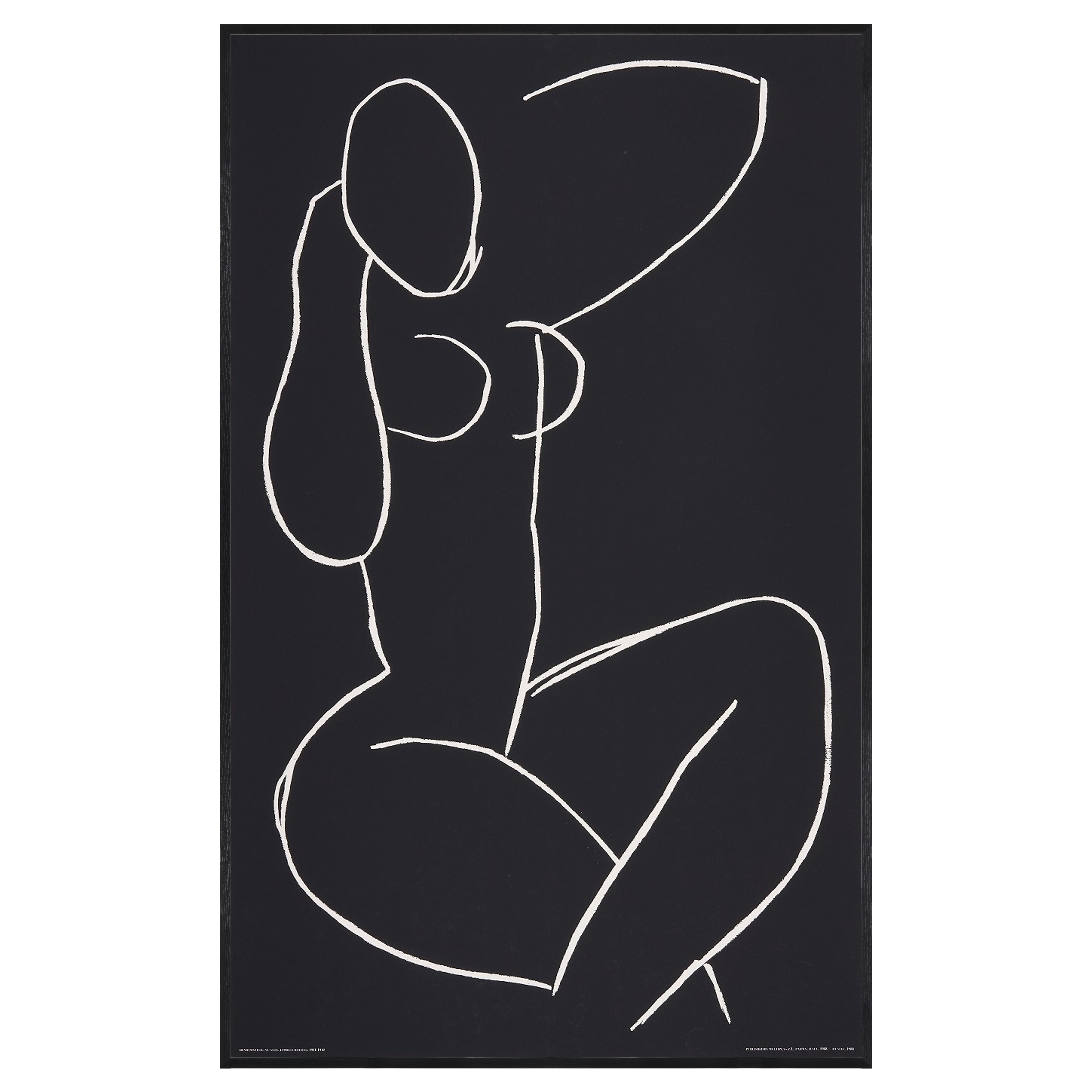 【限定5枚】NU ASSIS, JAMBE CROISÉES 1941-1942 - MULTIPLA SRL, PARMA 1989 (300 Limited Edition) / アンリ・マティス