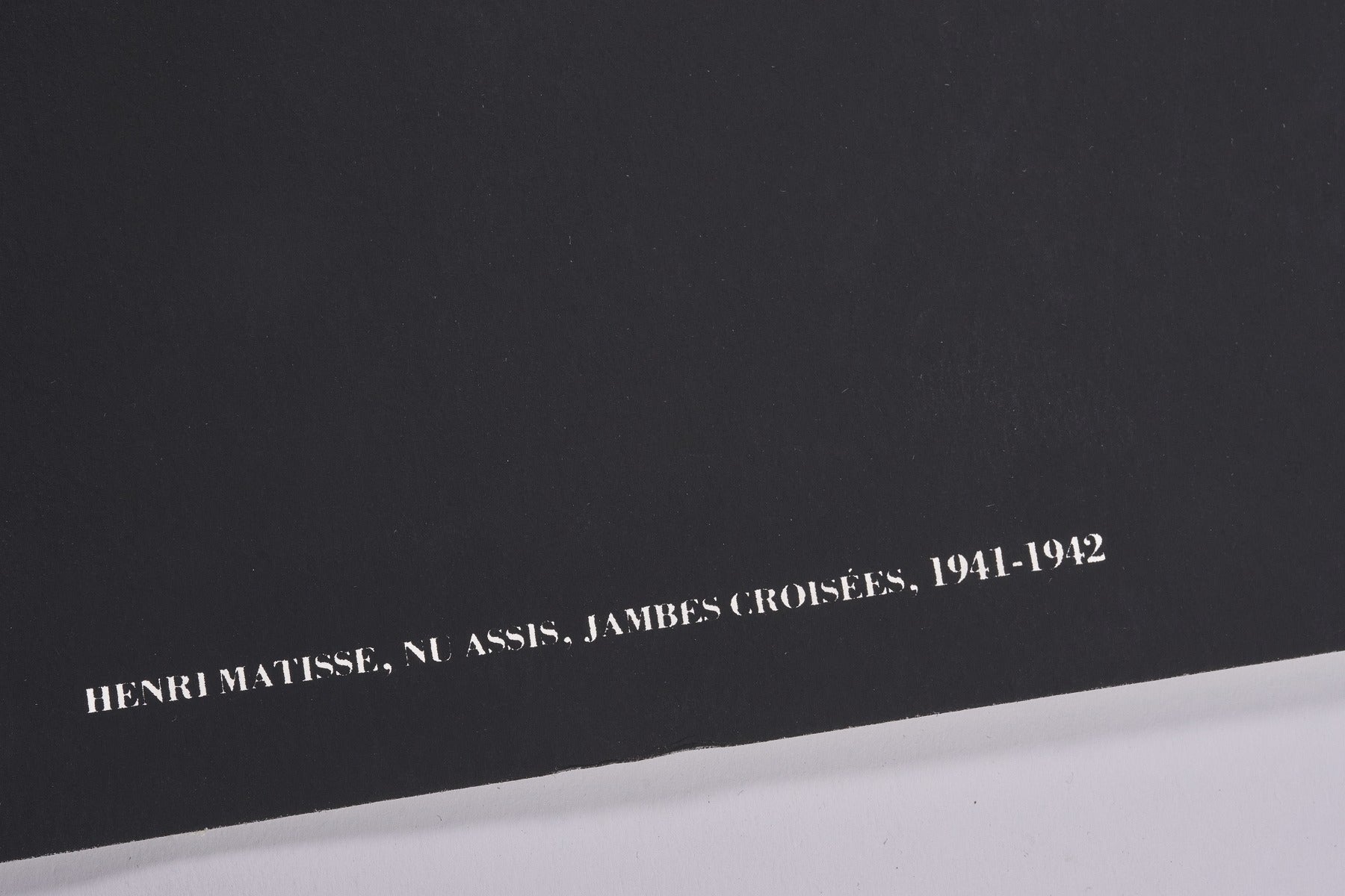 【限定5枚】NU ASSIS, JAMBE CROISÉES 1941-1942 - MULTIPLA SRL, PARMA 1989 (300 Limited Edition) / アンリ・マティス
