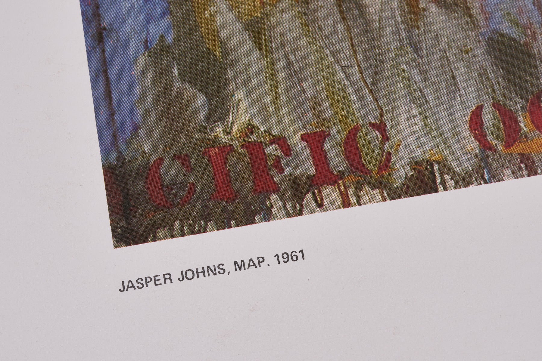 【限定10枚】AMERICAN ART IN THE TWENTIETH CENTURY - THE TEL AVIV MUSEUM 1980 / ジャスパー・ジョーンズ