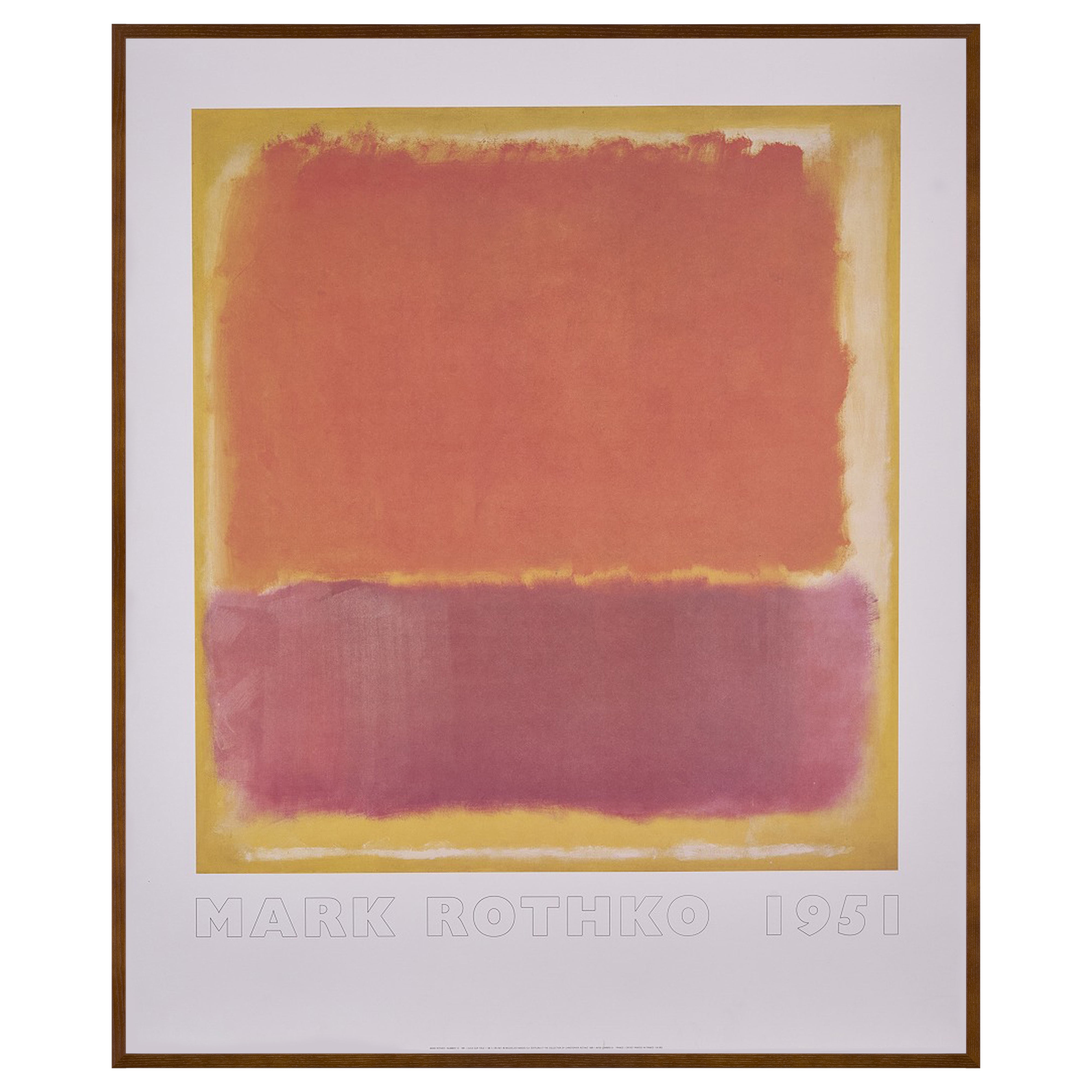 【限定2枚】”NUMBER 12” 1951 - NOUVELLE IMAGES 1990 / マーク・ロスコ