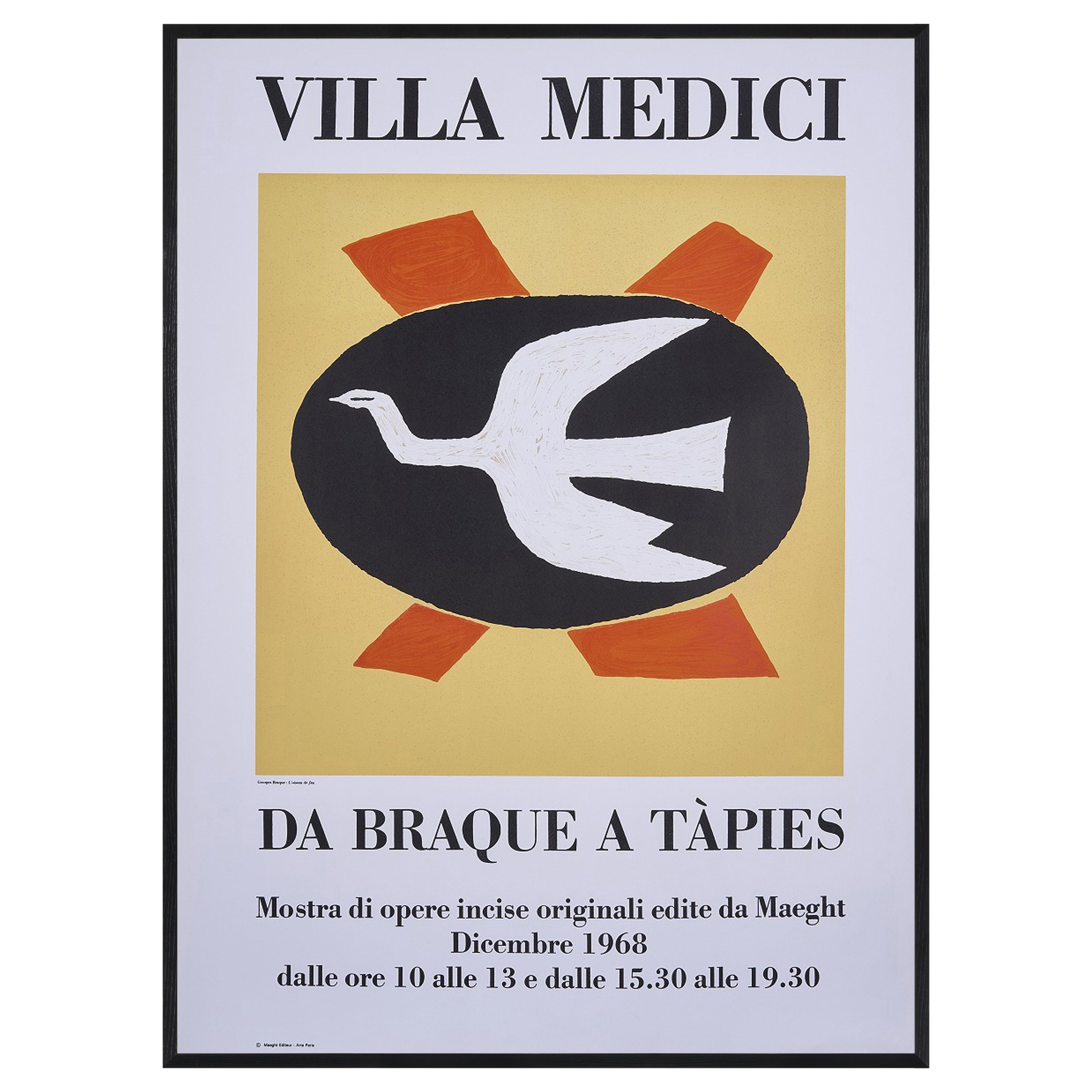 【限定10枚】VILLA MEDICI - DA BRAQUE A TAPIES 1968 / ジョルジュ・ブラック