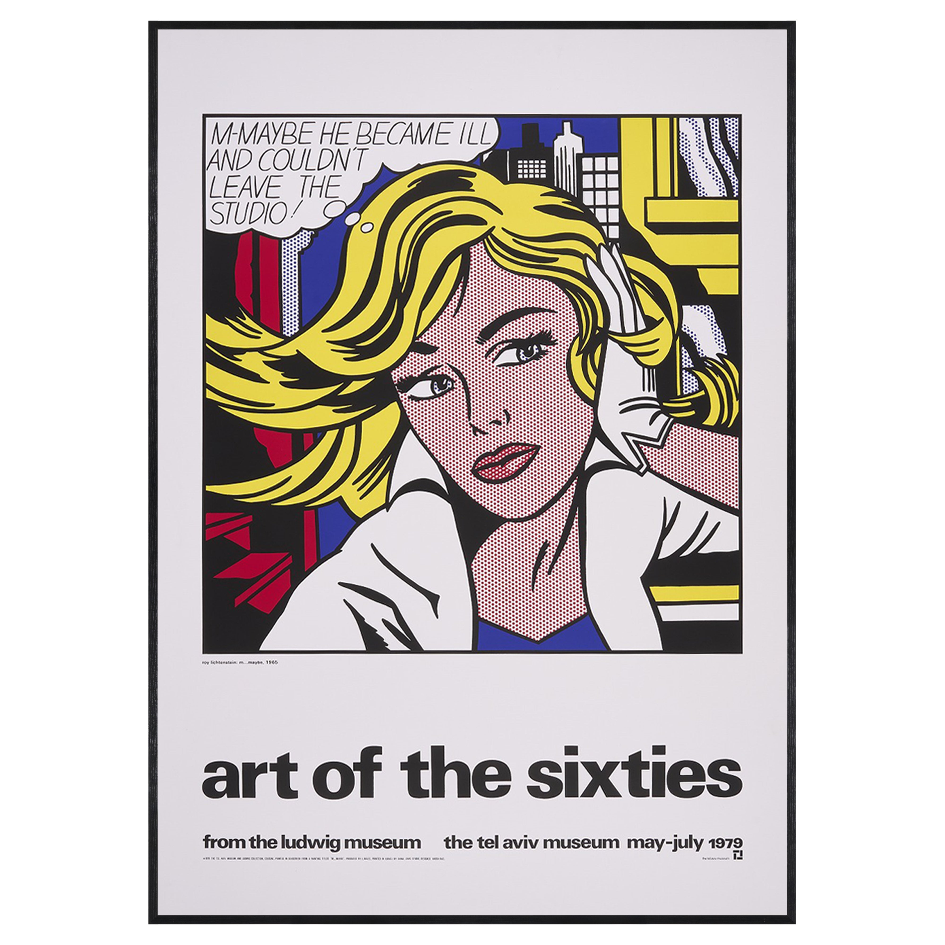 【限定10枚】m…maybe 1965 - ART OF THE SIXTIES, The Tel Aviv Museum 1979 / ロイ・リキテンスタイン