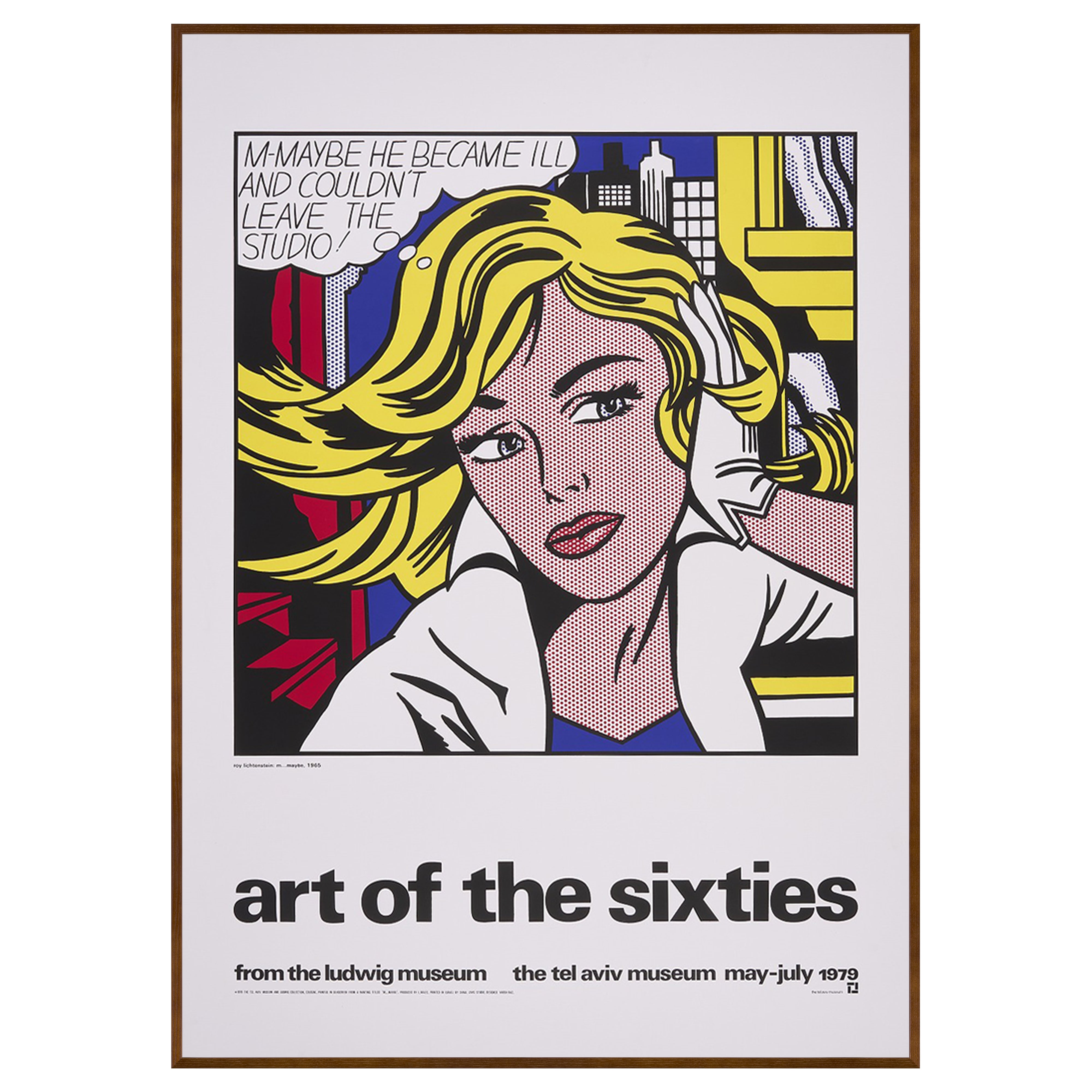 【限定10枚】m…maybe 1965 - ART OF THE SIXTIES, The Tel Aviv Museum 1979 / ロイ・リキテンスタイン