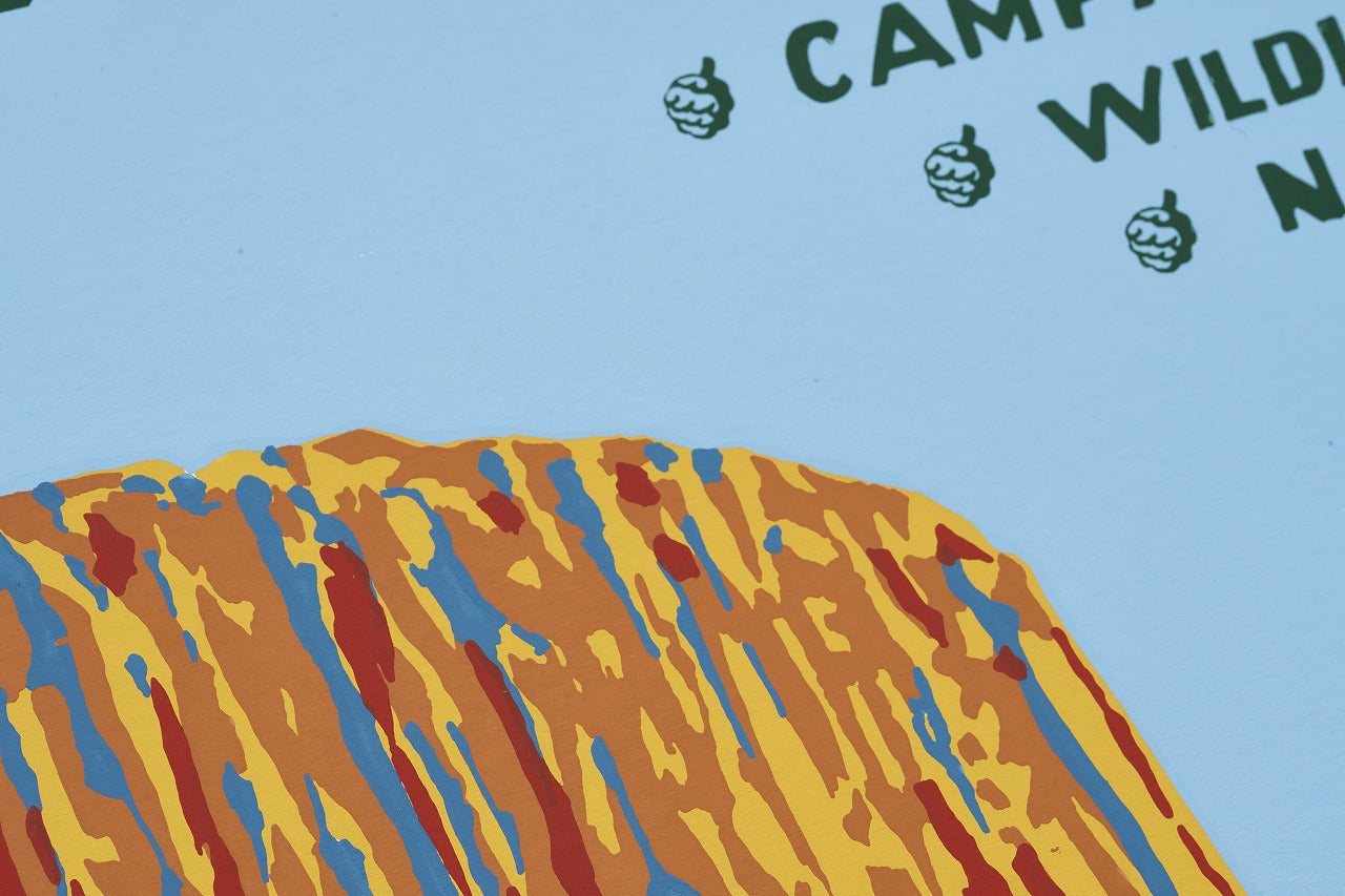 再入荷【限定3枚】デヴィルス・タワー国定公園 / アメリカ国立公園ポスター