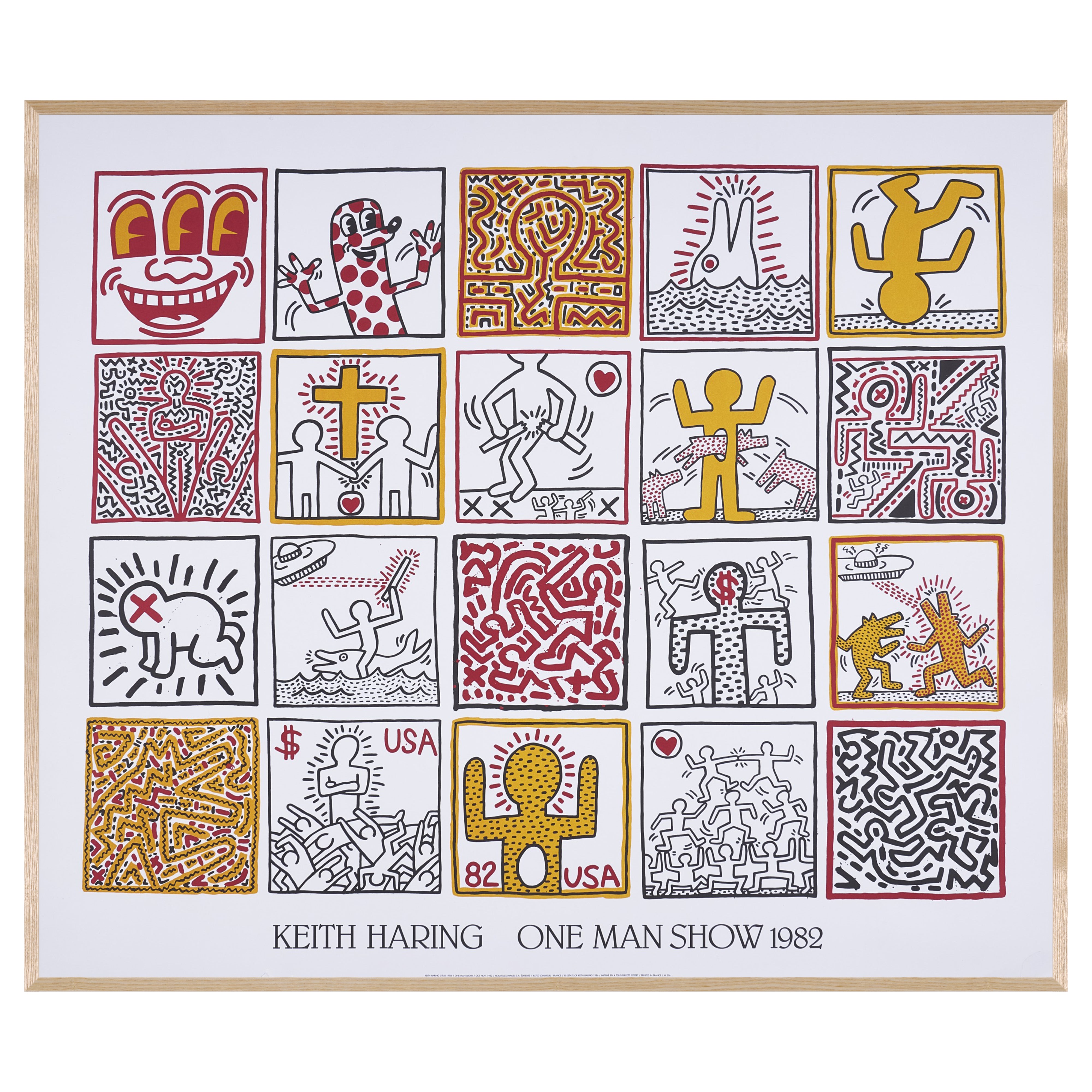 【限定10枚】ONE MAN SHOW 1982 - NOUVELLES IMAGES 1986 / キース・へリング