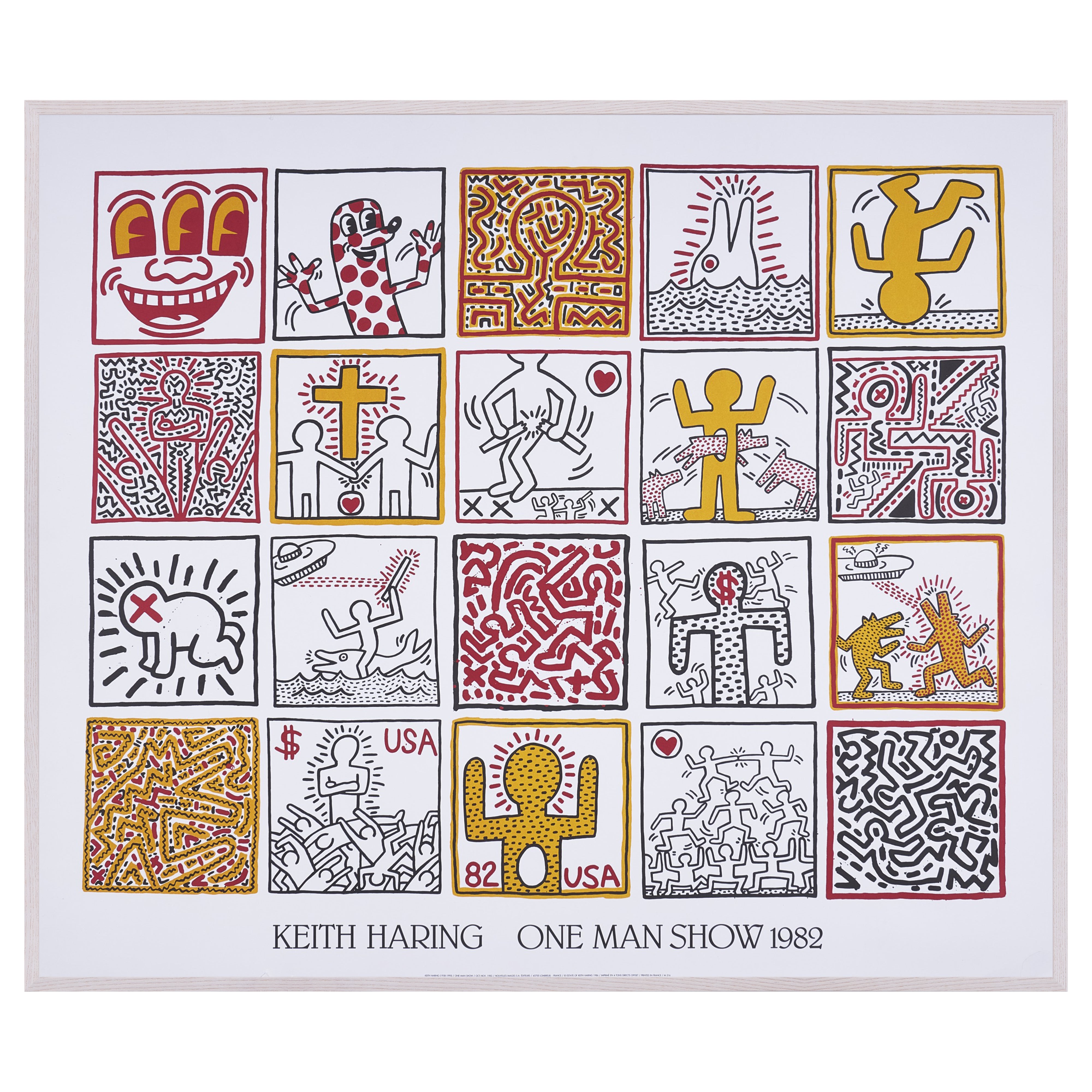 【限定10枚】ONE MAN SHOW 1982 - NOUVELLES IMAGES 1986 / キース・へリング