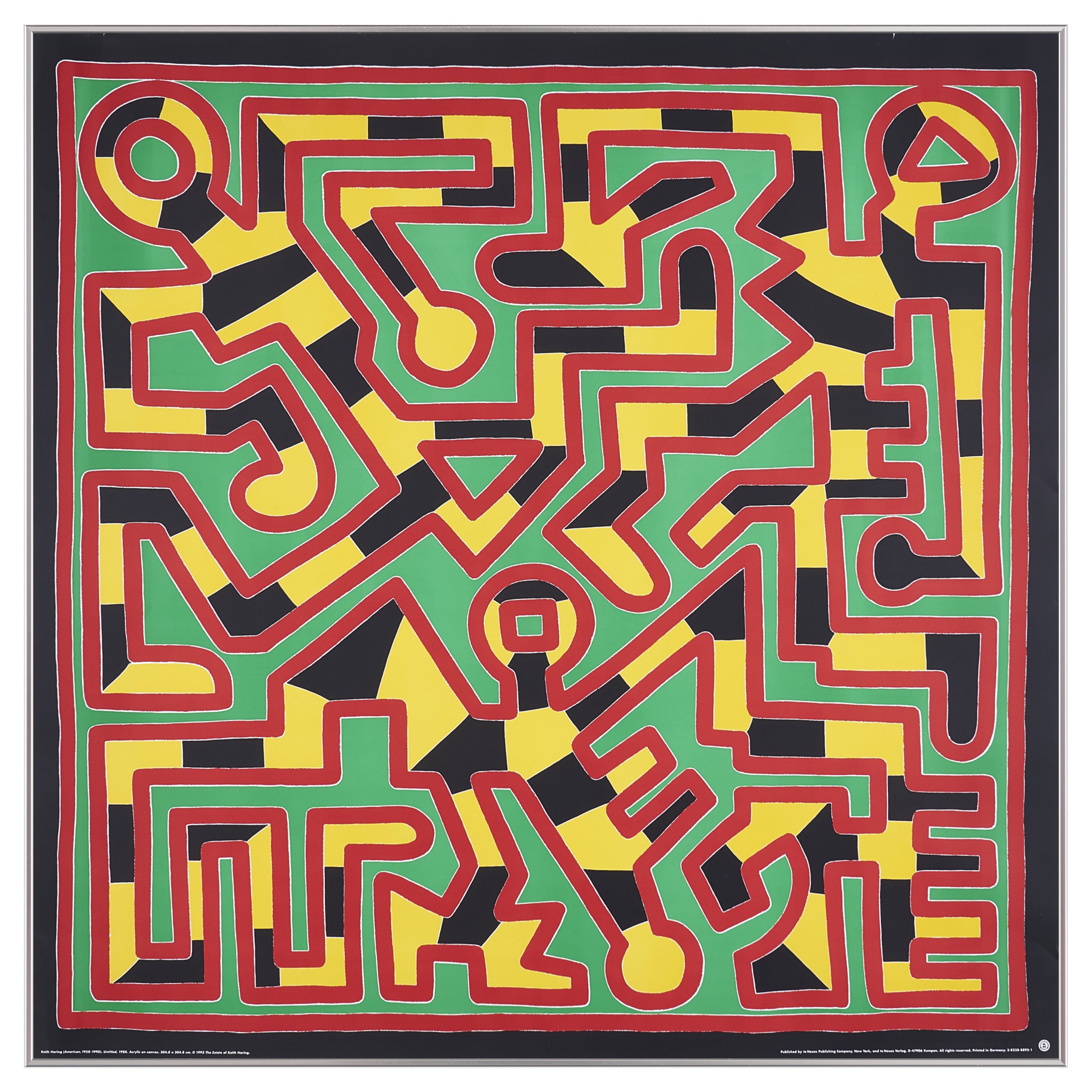 【限定10枚】Untitled 1988 - te Neues Publishing Company 1993 / キース・へリング