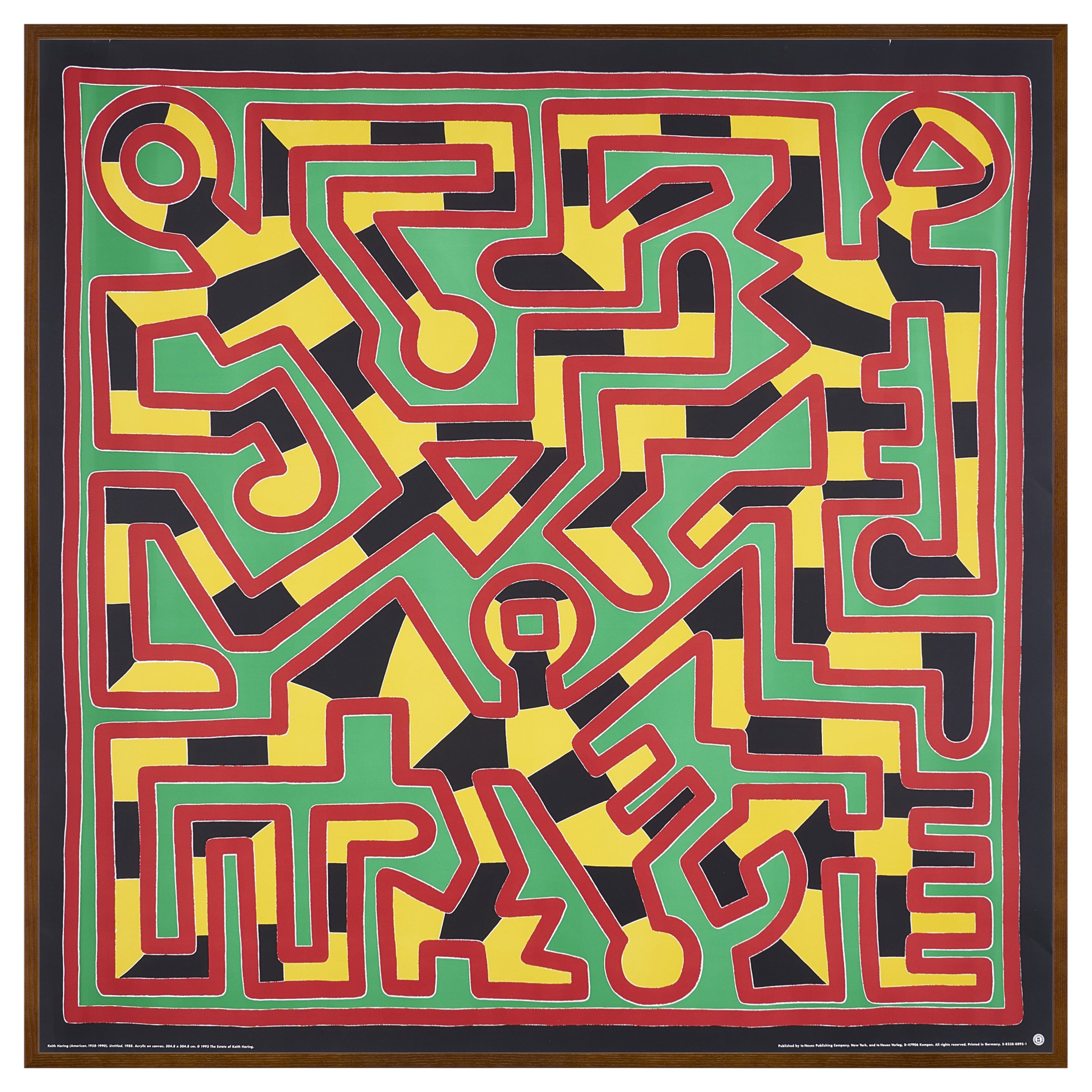 【限定10枚】Untitled 1988 - te Neues Publishing Company 1993 / キース・へリング