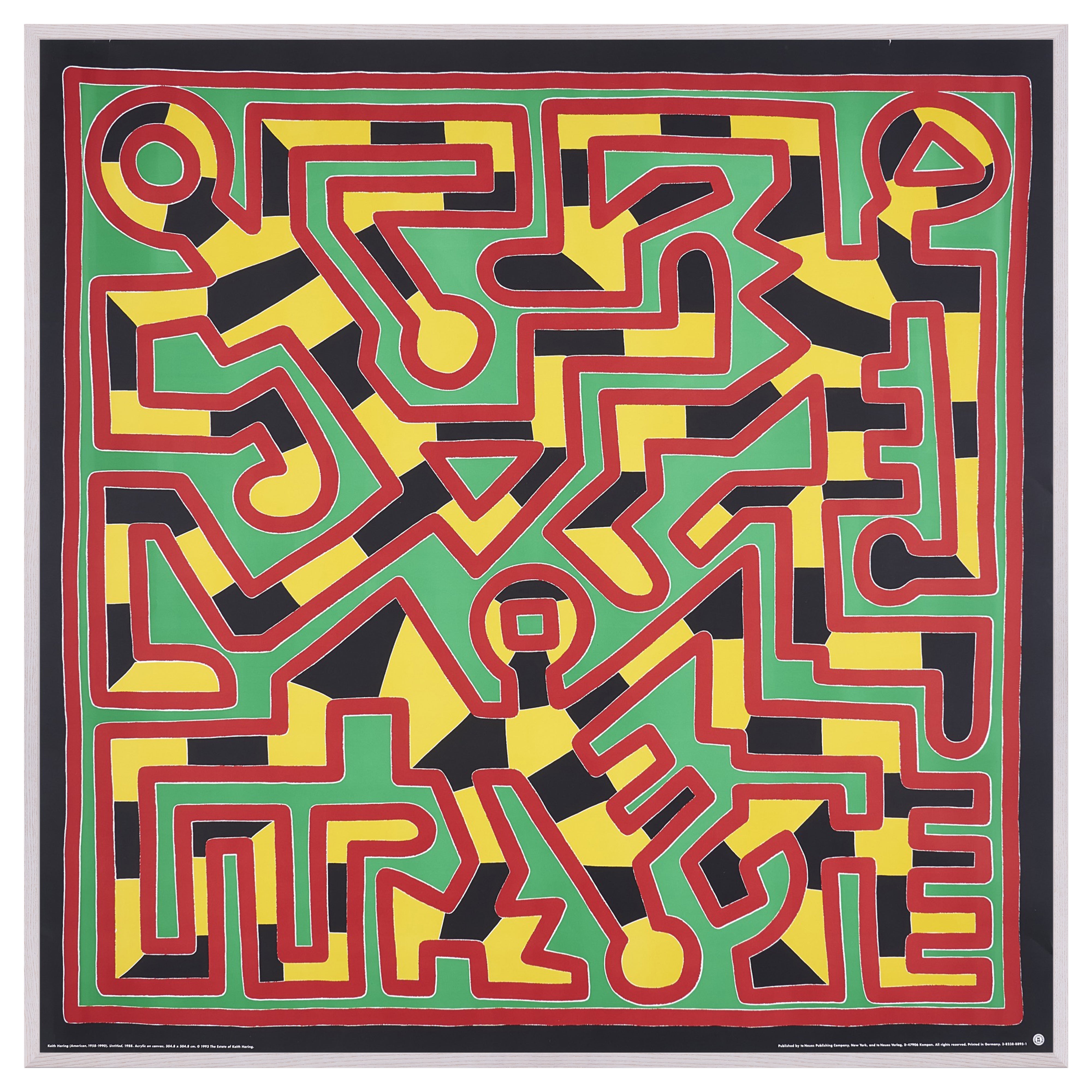 【限定10枚】Untitled 1988 - te Neues Publishing Company 1993 / キース・へリング