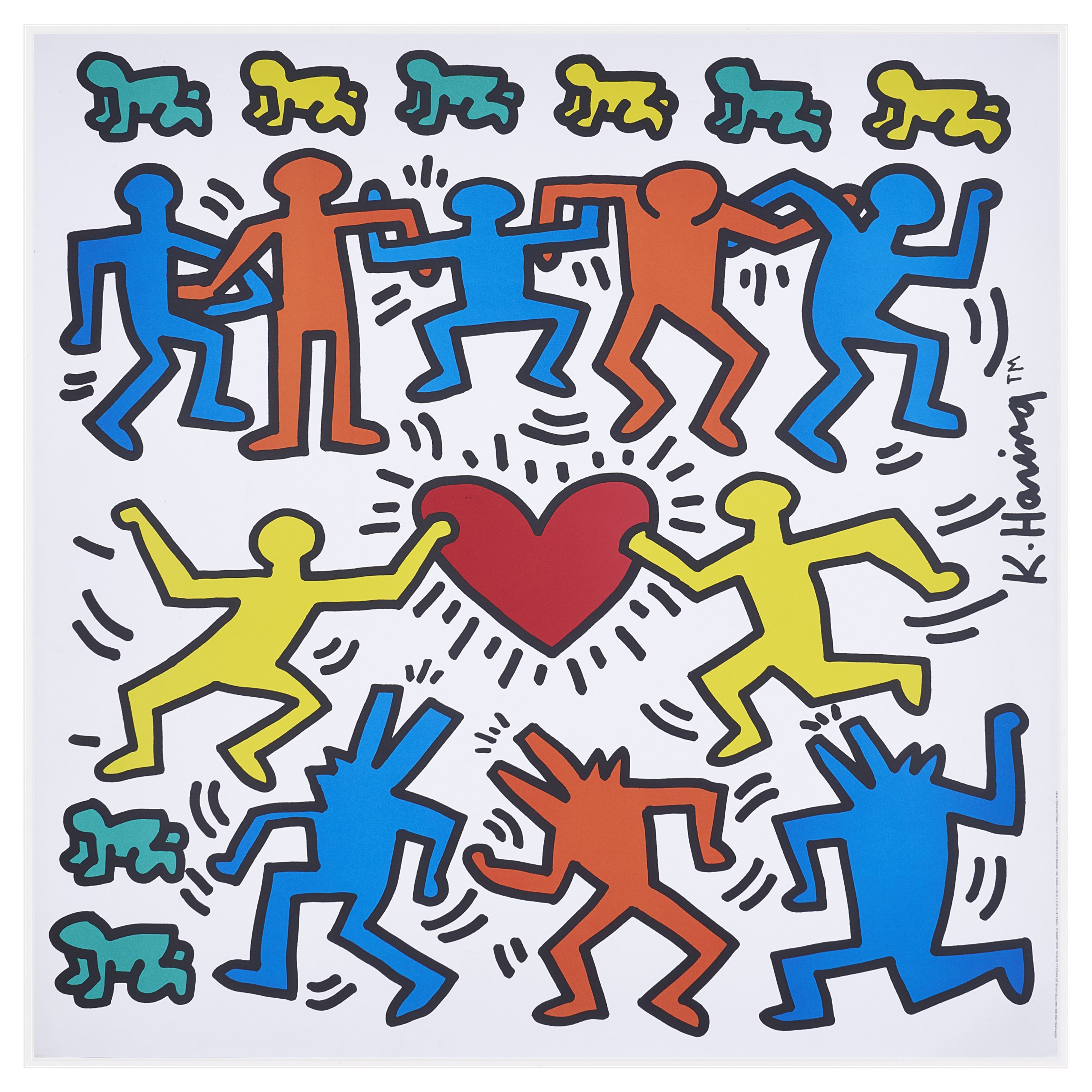 完売【限定10枚】SANS TITRE (Big) - NOUVELLES IMAGES 1991 / キース・へリング