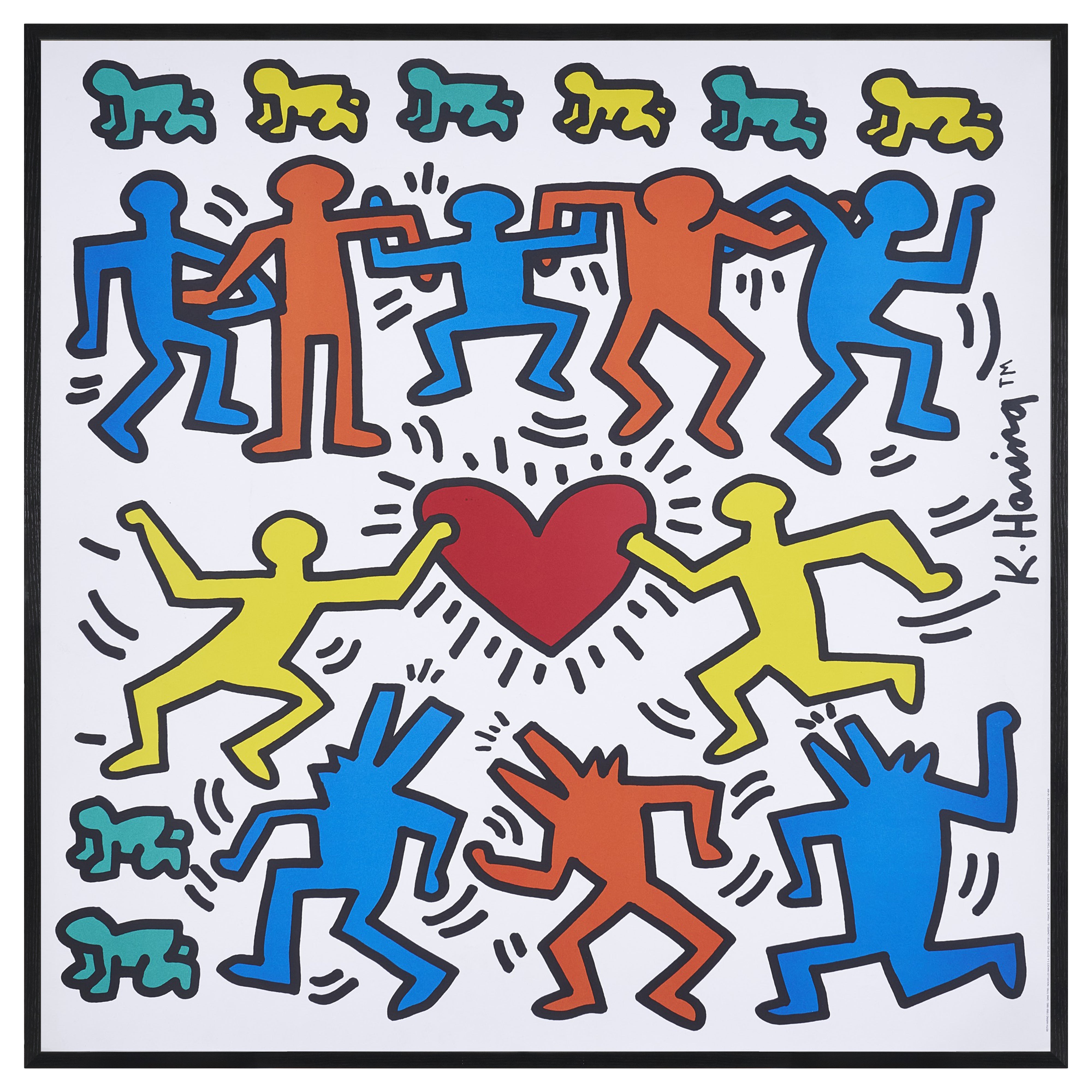 完売【限定10枚】SANS TITRE (Big) - NOUVELLES IMAGES 1991 / キース・へリング